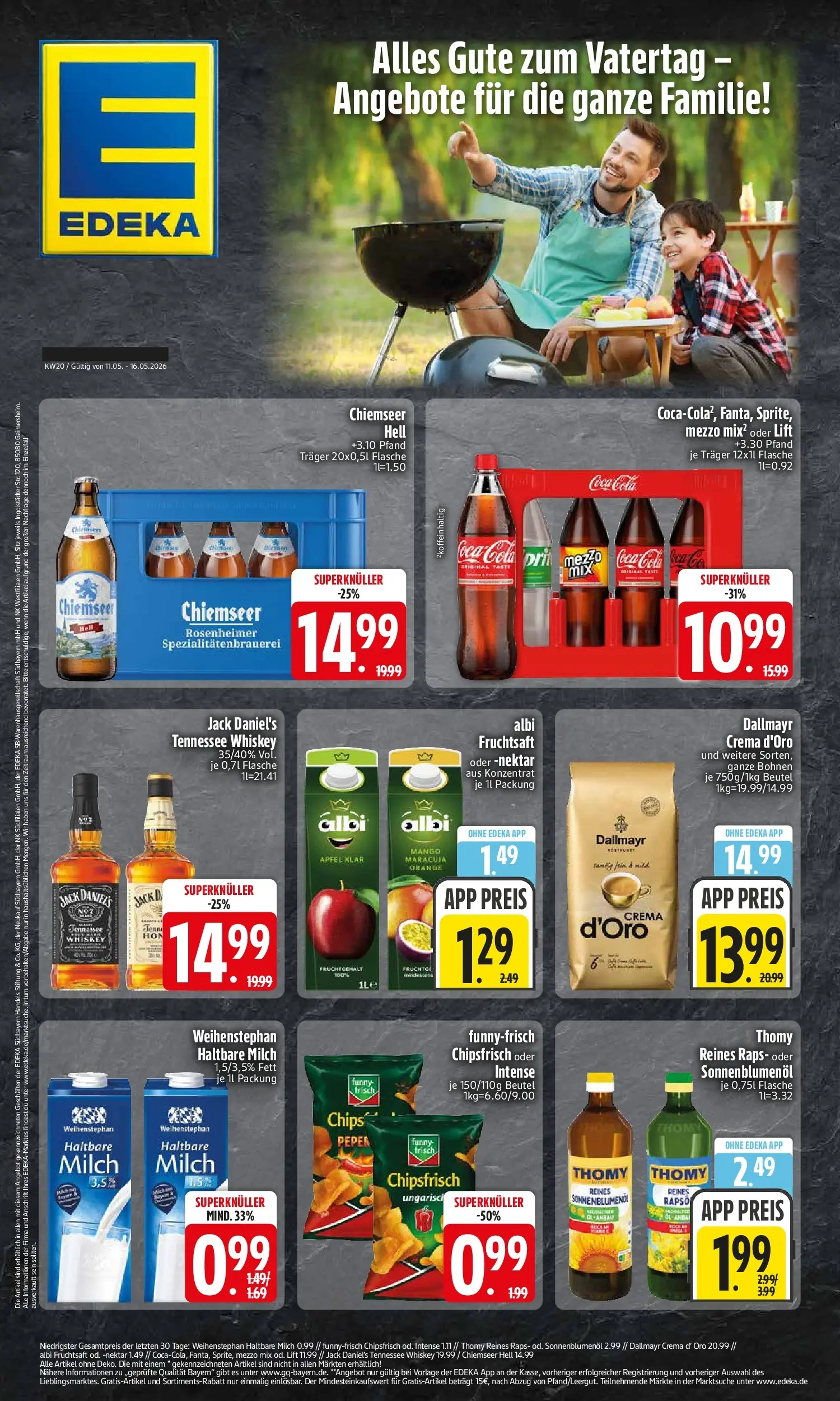 Edeka prospekt Neusäß-Steppach	 (ab 10.05.2026) » Angebote Online | Seite: 1 | Produkte: Coca cola, Sonnenblumenol, Haltbare milch, Dallmayr