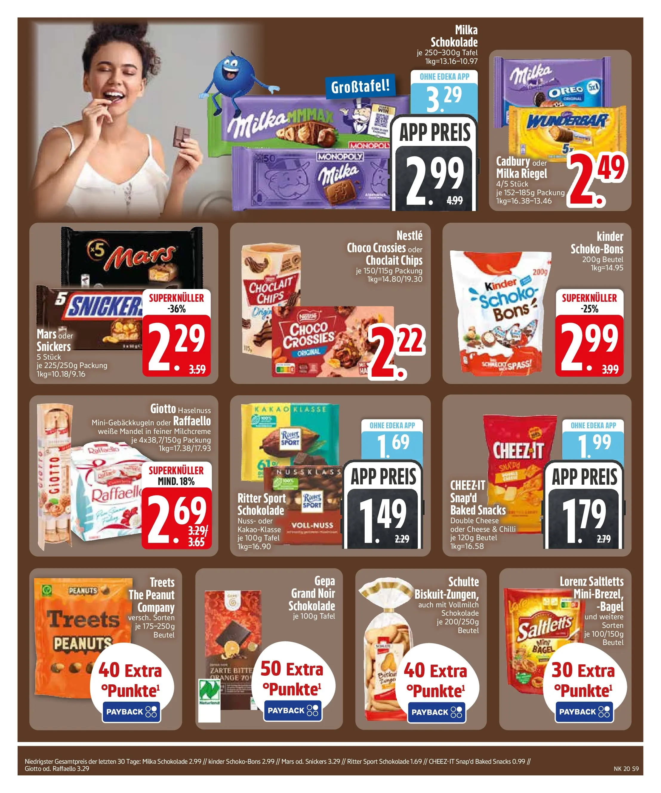 Edeka prospekt Neusäß-Steppach	 (ab 10.05.2026) » Angebote Online | Seite: 11 | Produkte: Raffaello, Ritter sport, Milka, Snickers