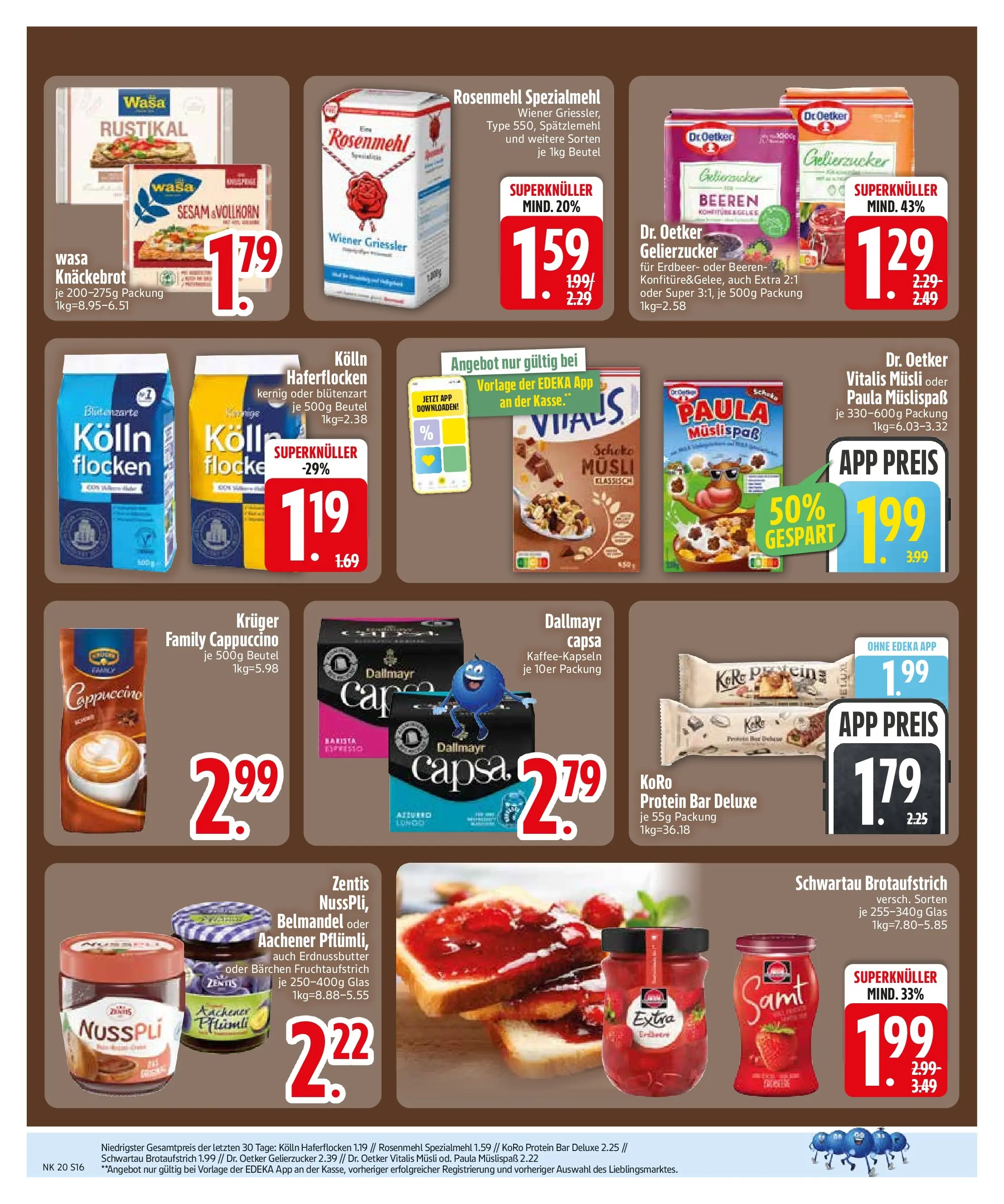 Edeka prospekt Neusäß-Steppach	 (ab 10.05.2026) » Angebote Online | Seite: 18 | Produkte: Kolln haferflocken, Gelierzucker, Flocken, Dallmayr capsa