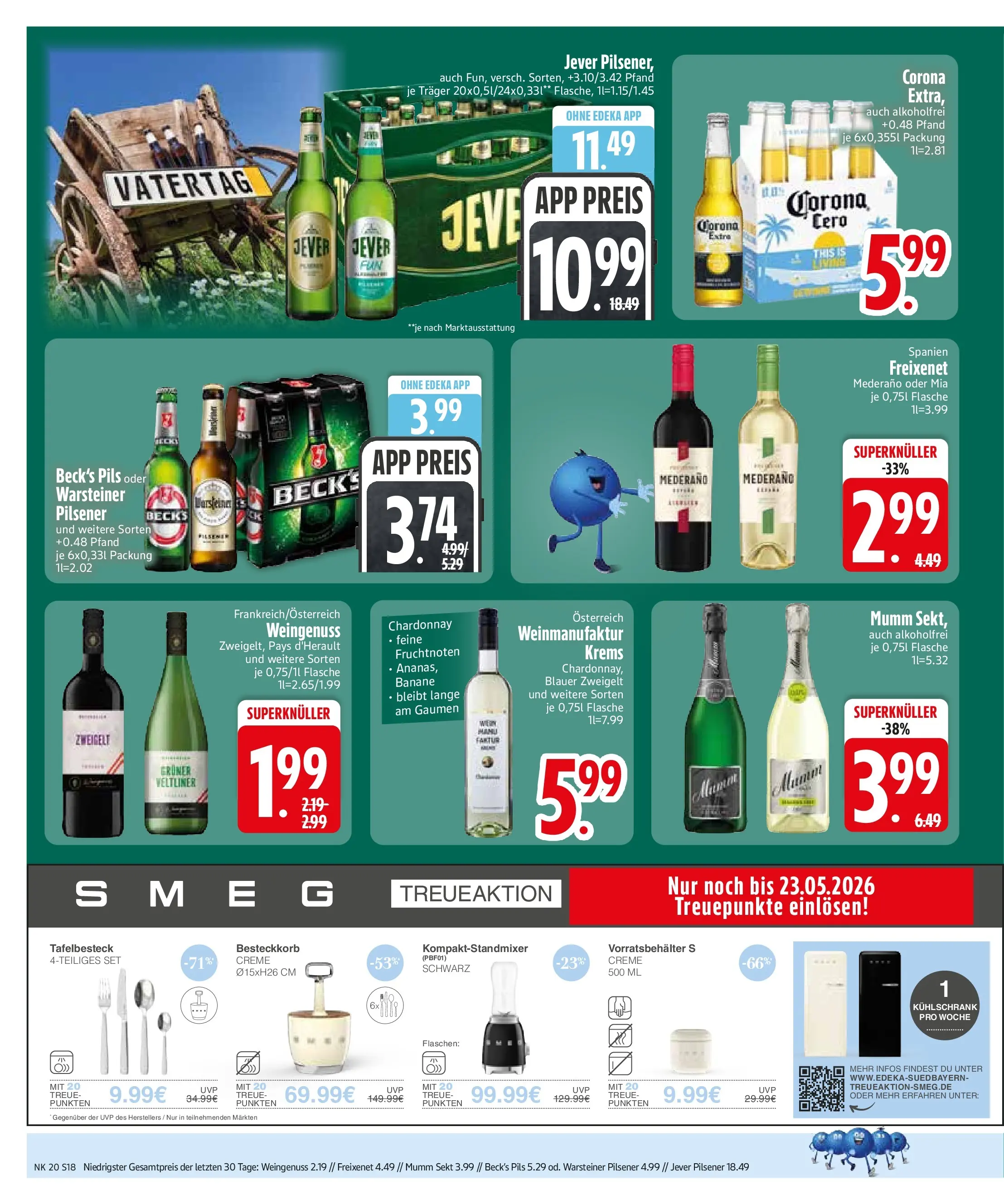 Edeka prospekt Neusäß-Steppach	 (ab 10.05.2026) » Angebote Online | Seite: 20 | Produkte: Mumm sekt, Freixenet, Warsteiner, Jever