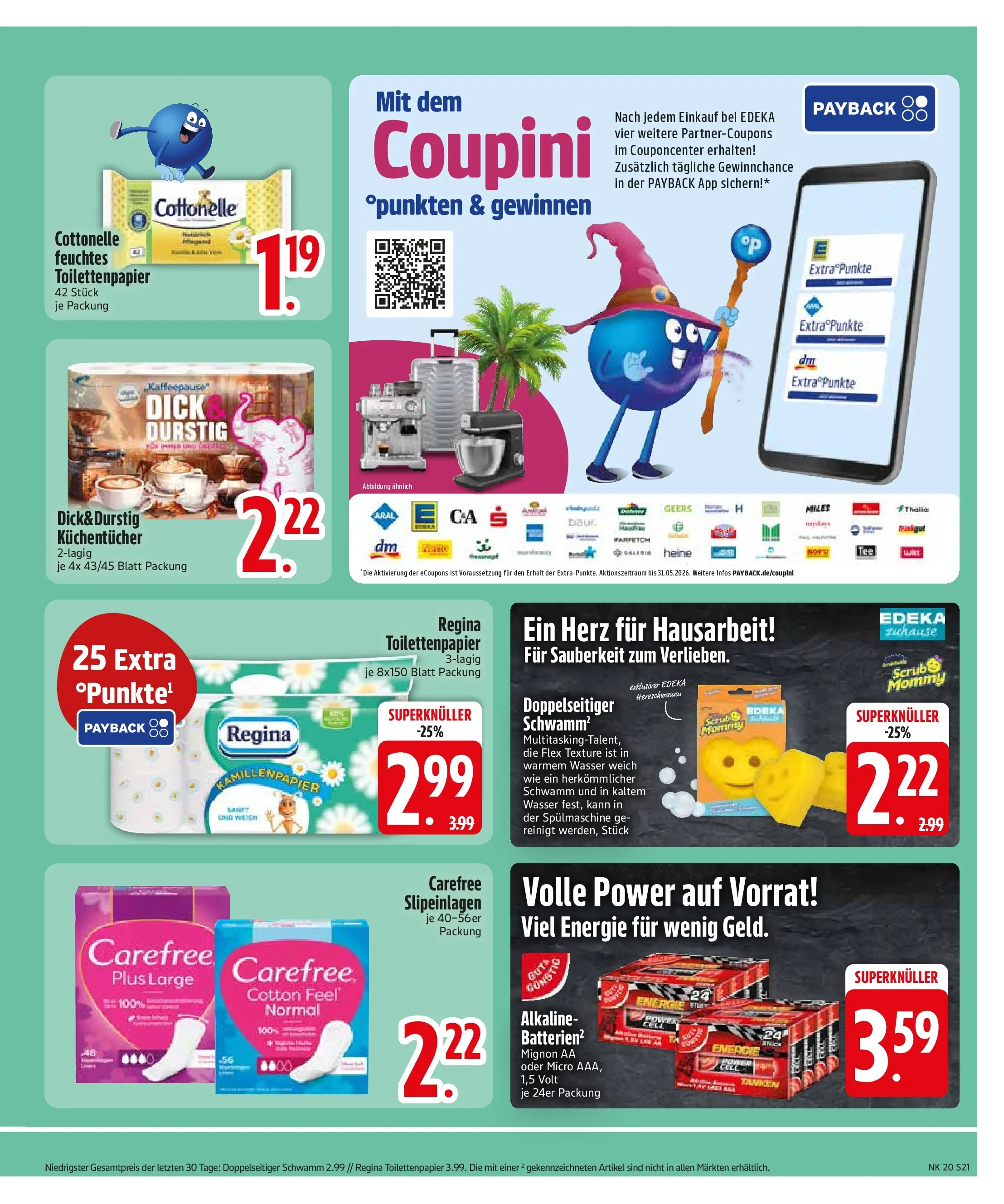 Edeka prospekt Neusäß-Steppach	 (ab 10.05.2026) » Angebote Online | Seite: 23 | Produkte: Wasser, Toilettenpapier, Feuchtes Toilettenpapier