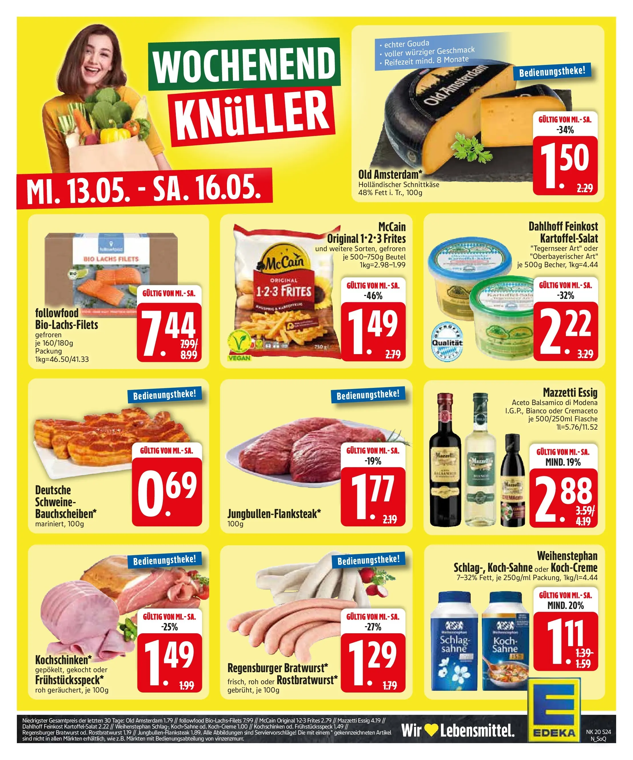 Edeka prospekt Neusäß-Steppach	 (ab 10.05.2026) » Angebote Online | Seite: 26 | Produkte: Bratwurst, McCain, Steak, Sahne