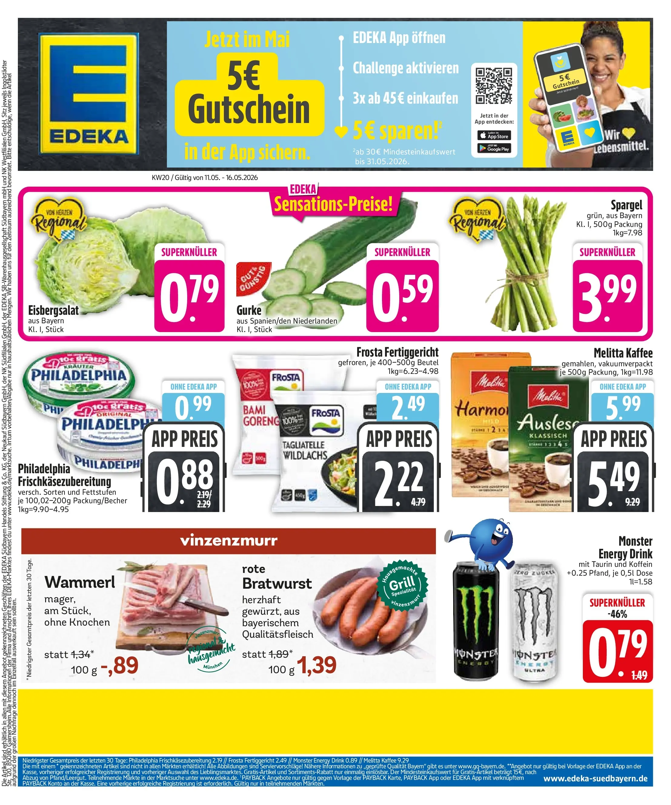 Edeka prospekt Murnau	 (ab 10.05.2026) » Angebote Online | Seite: 3 | Produkte: Grill, Energy, Bratwurst, Monster