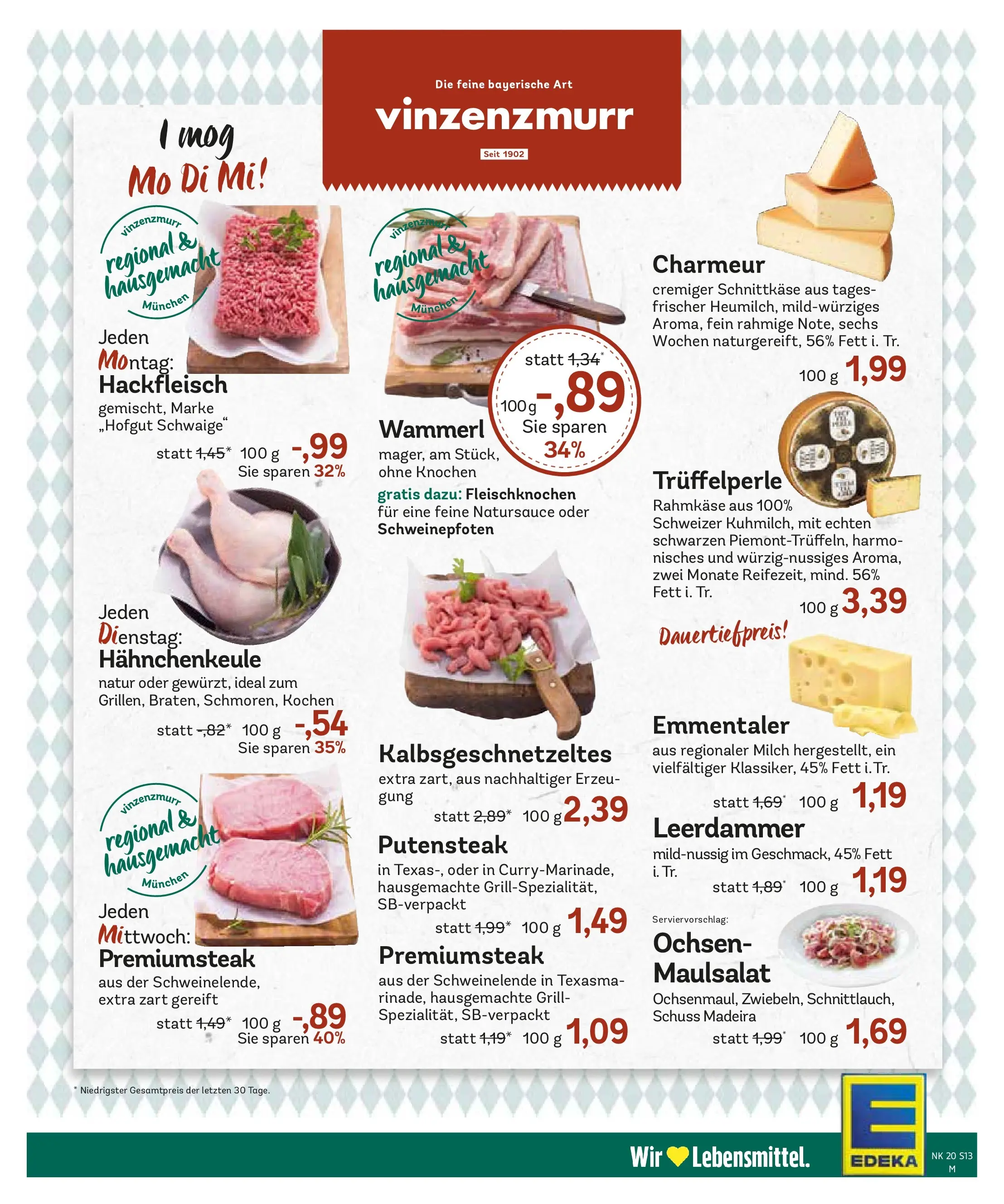 Edeka prospekt Murnau	 (ab 10.05.2026) » Angebote Online | Seite: 15 | Produkte: Grill, Milch, Leerdammer, Hackfleisch