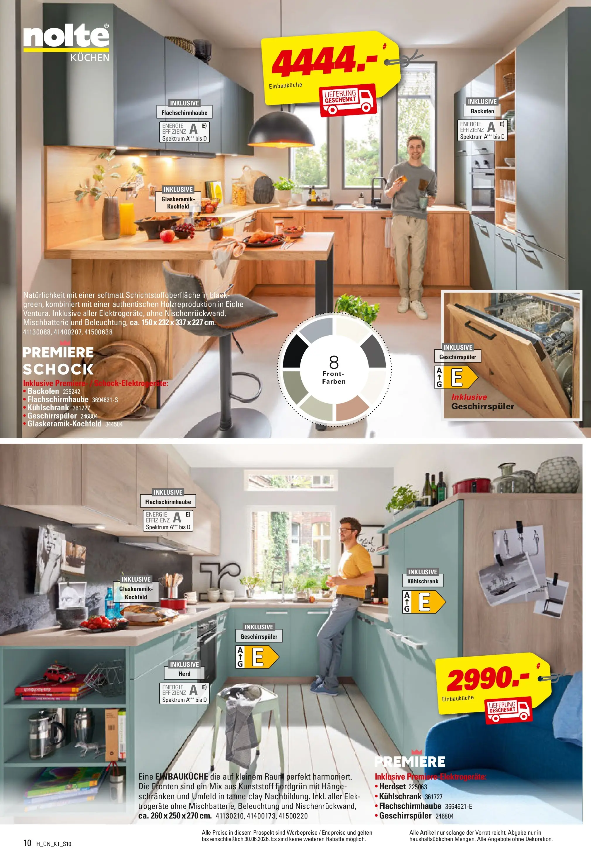 Höffner Prospekt Barsbüttel	 (ab 06.05.2026) zum Blättern | Seite: 10 | Produkte: Herd, Kühlschrank, Kochfeld, Backofen