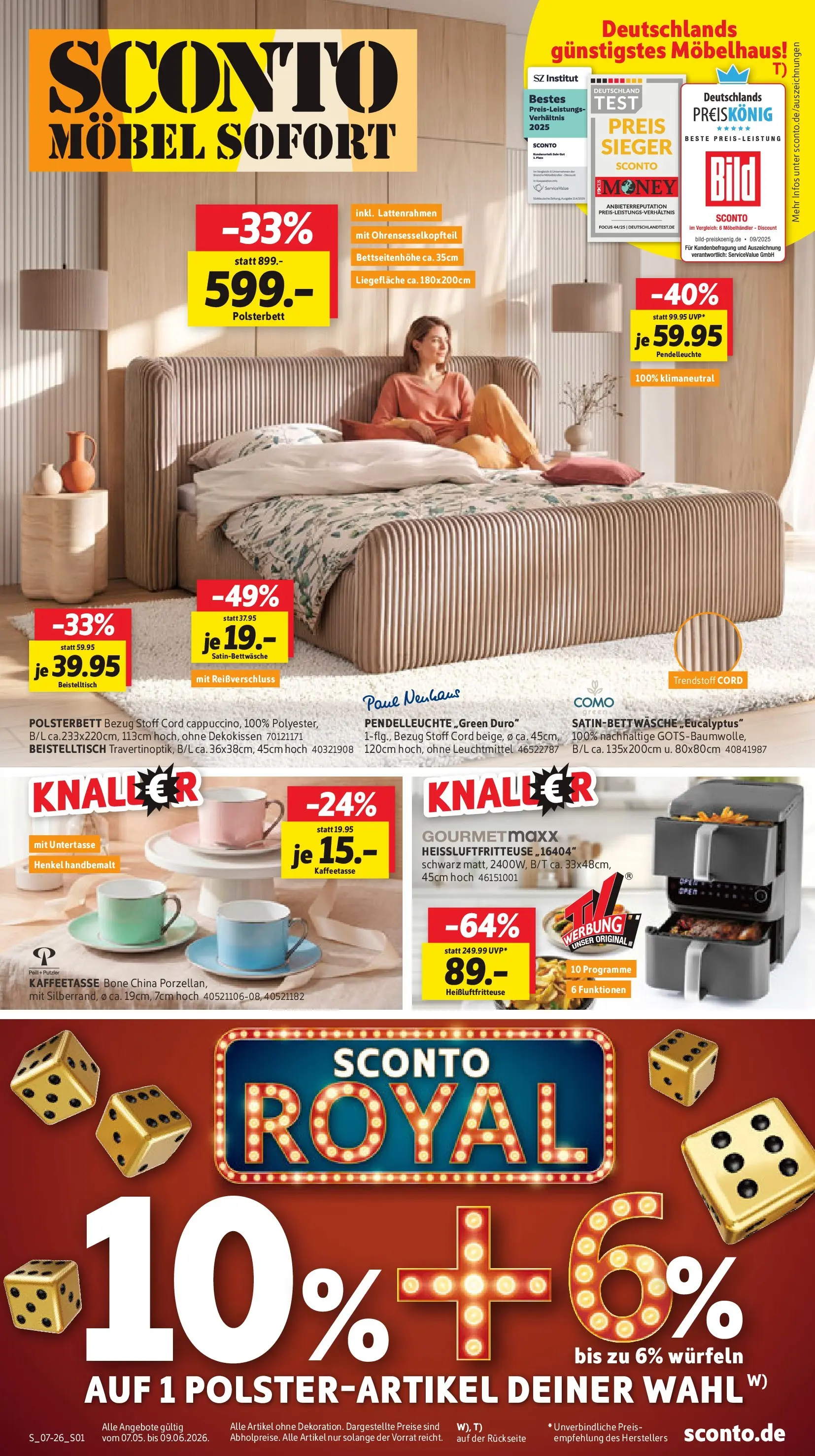 Sconto - SCONTO: Prospekt (ab 06.05.2026) zum Blättern | Seite: 1