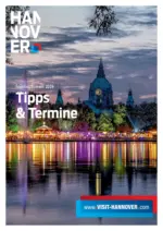 Hannover Marketing & Tourismus Tipps & Termine Fr&uuml;hjahr/Sommer 2026 - bis 14.05.2026