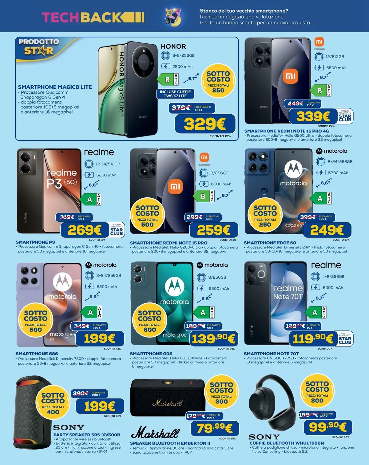 Nuovo Euronics - SottoCosto dal 07/05/2026 > offerte anteprima 🛍️ | Pagina: 3 | Prodotti: Altoparlante, Tè, Smartphone, Microfono