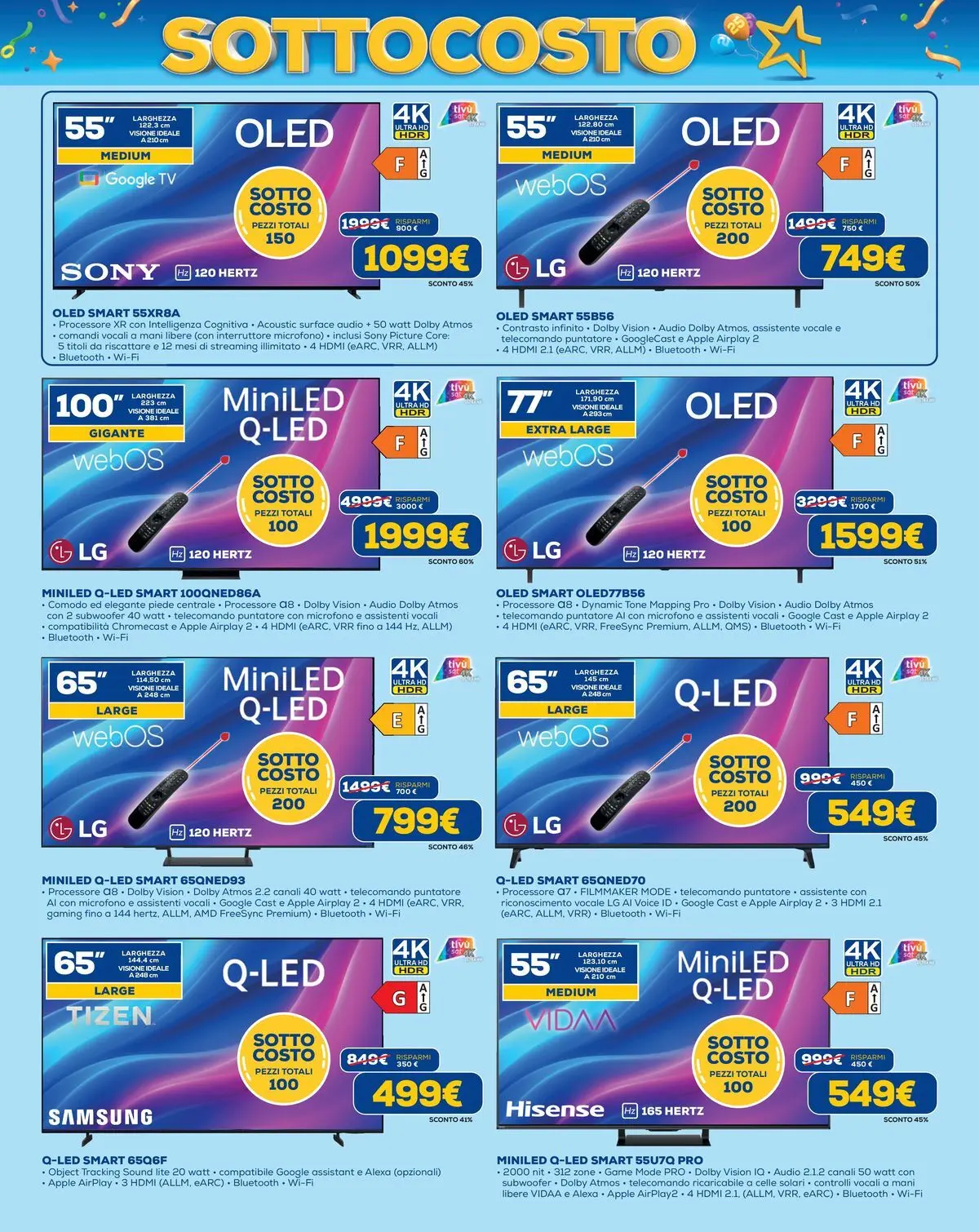 Nuovo Euronics - SottoCosto dal 07/05/2026 > offerte anteprima 🛍️ | Pagina: 6 | Prodotti: TV, Audio, Microfono, Samsung