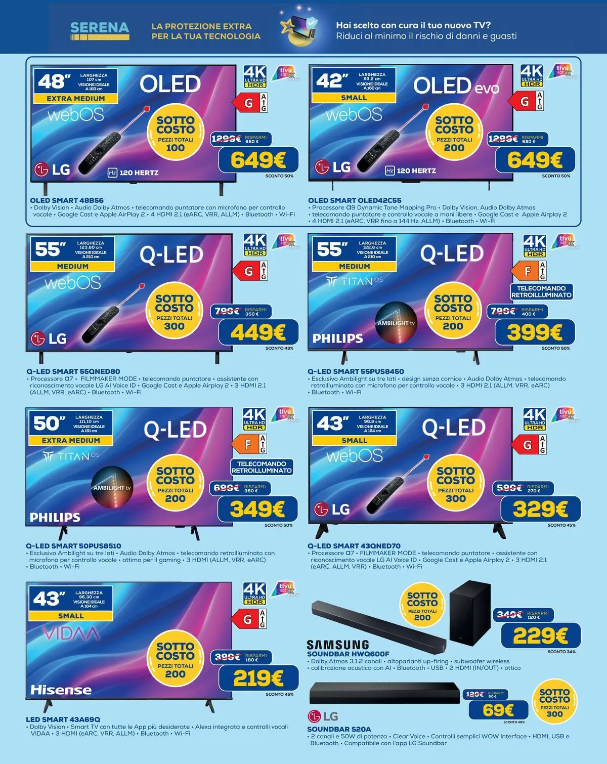 Nuovo Euronics - SottoCosto dal 07/05/2026 > offerte anteprima 🛍️ | Pagina: 7 | Prodotti: TV, Microfono, USB, Samsung