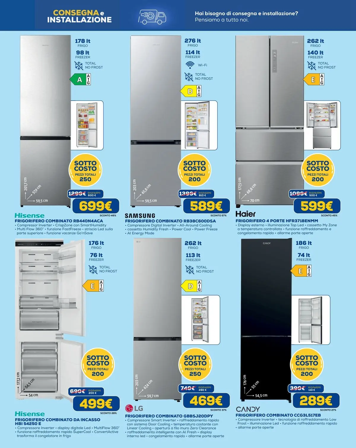 Nuovo Euronics - SottoCosto dal 07/05/2026 > offerte anteprima 🛍️ | Pagina: 12 | Prodotti: Compressore, Freezer, Frigorifero, Samsung