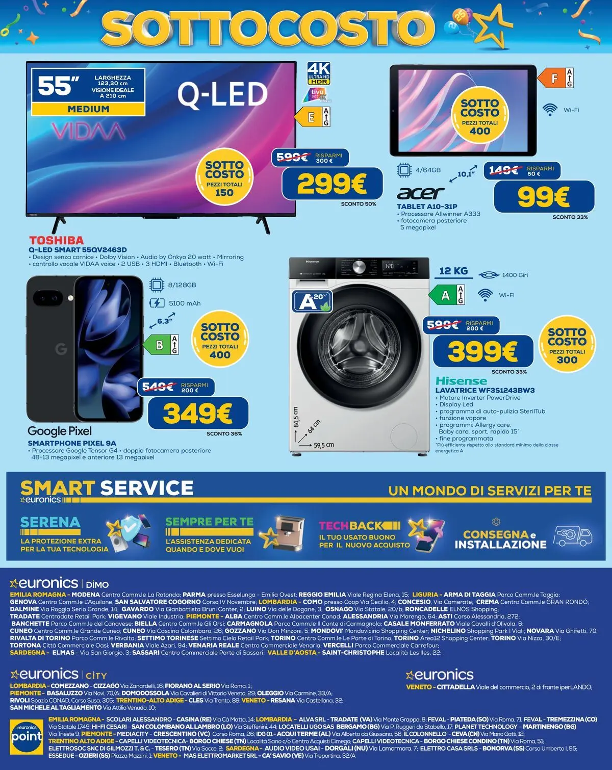 Nuovo Euronics - SottoCosto dal 07/05/2026 > offerte anteprima 🛍️ | Pagina: 13 | Prodotti: Tè, Smartphone, Video, Fotocamera