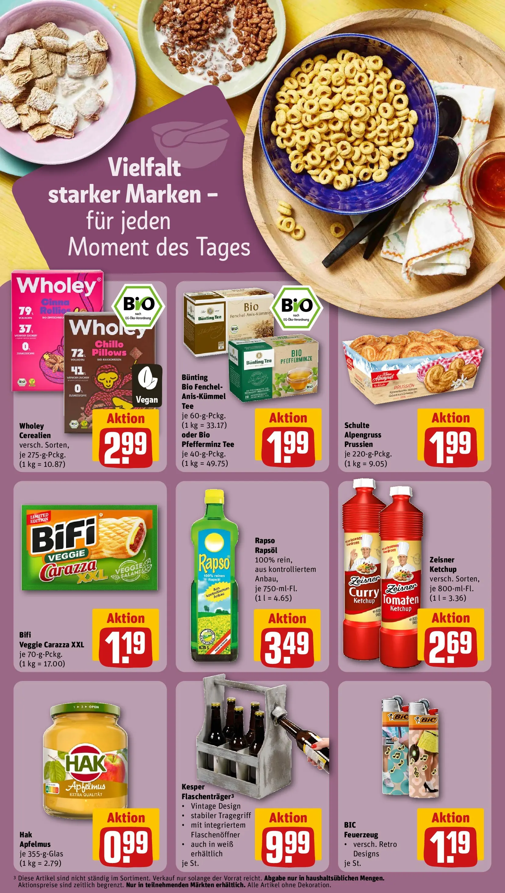 REWE Prospekt ab 10.05.2026 zum Blättern » Angebote | Seite: 16 | Produkte: Rapsöl, Tee, Ketchup, Rapso rapsol