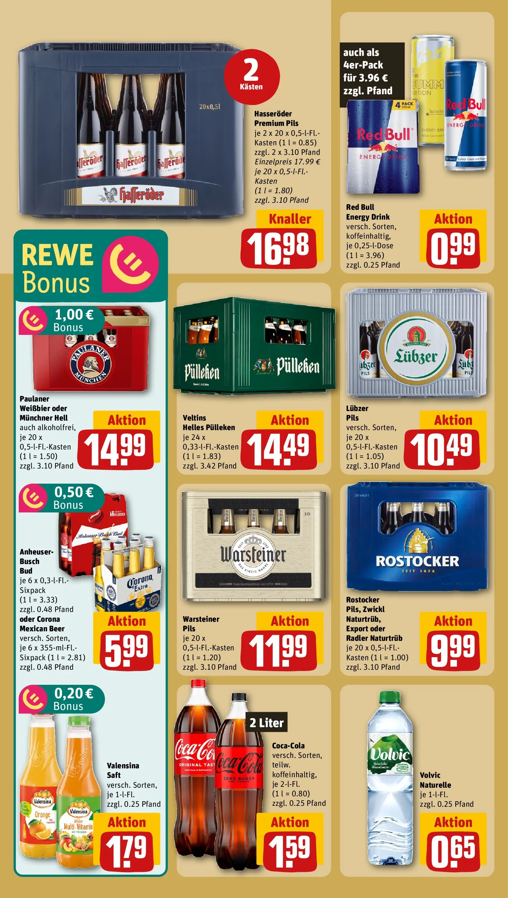 REWE Prospekt ab 10.05.2026 zum Blättern » Angebote | Seite: 17 | Produkte: Red bull, Pils, Radler, Volvic