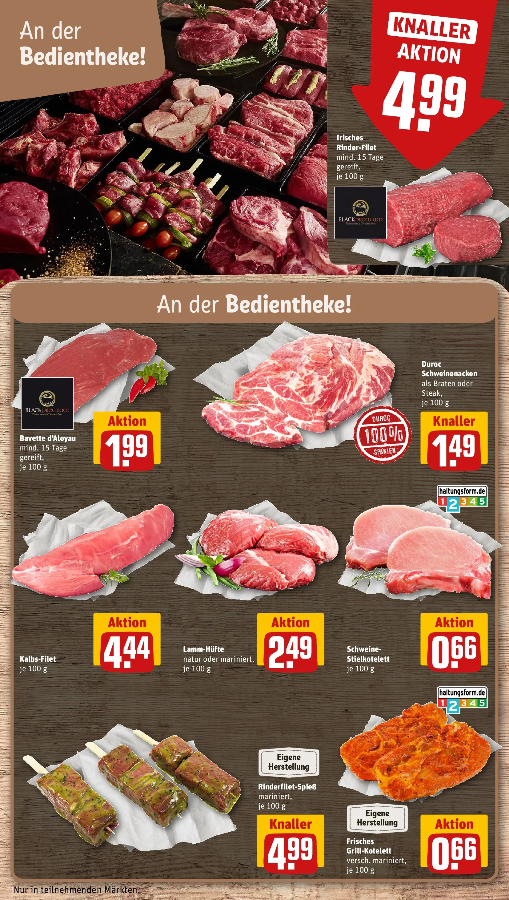 REWE Prospekt ab 10.05.2026 zum Blättern » Angebote | Seite: 12 | Produkte: Rinderfilet, Schweinenacken, Steak
