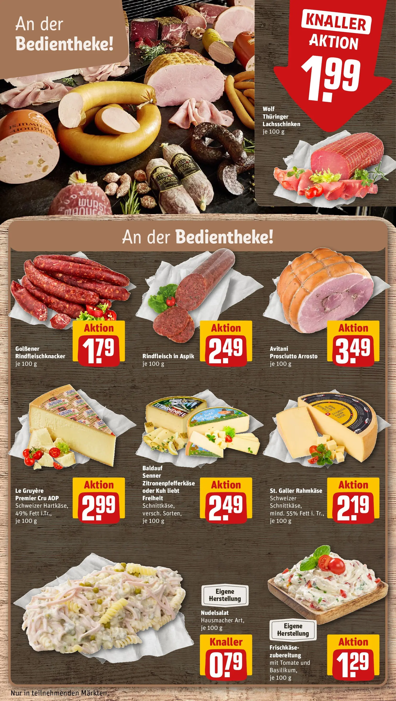 REWE Prospekt ab 10.05.2026 zum Blättern » Angebote | Seite: 13 | Produkte: Wurst, Pasta, Rindfleisch, Frischkase