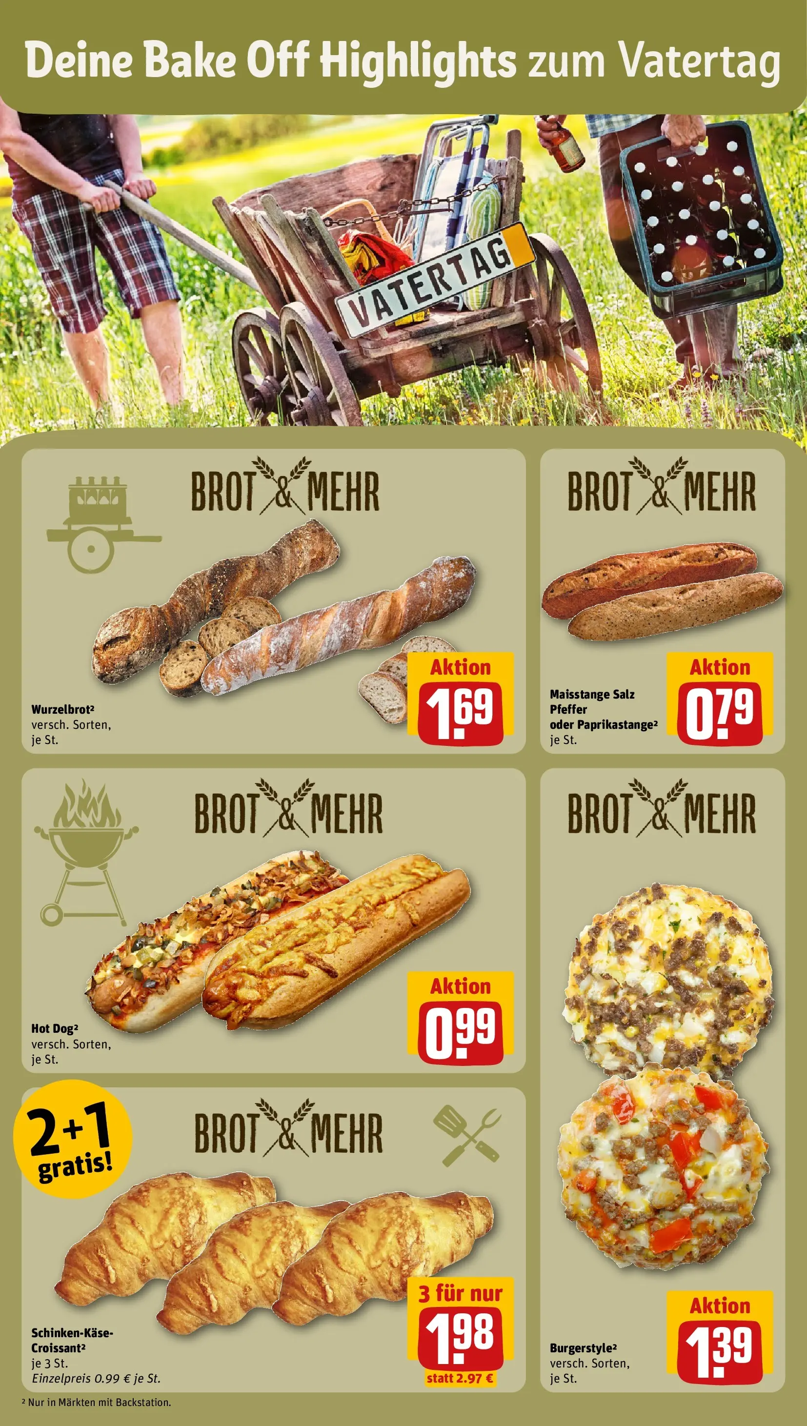 REWE Prospekt ab 10.05.2026 zum Blättern » Angebote | Seite: 14 | Produkte: Burger, Croissant, Salz, Brot