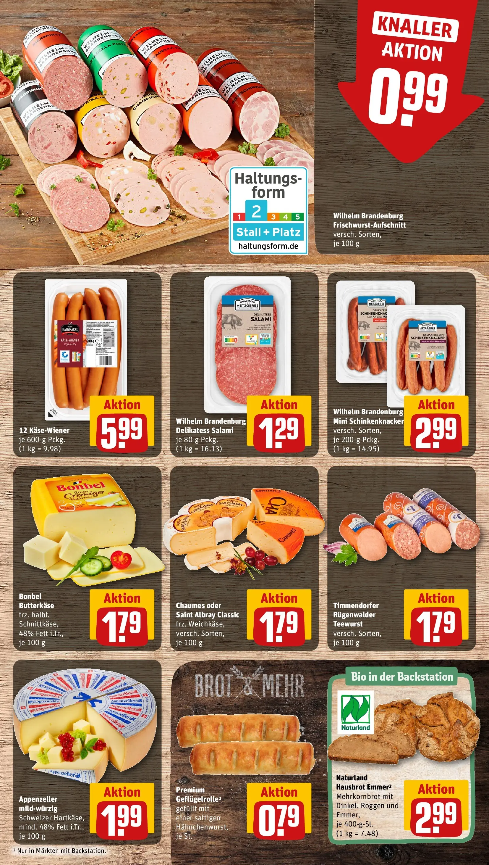 REWE Prospekt ab 10.05.2026 zum Blättern » Angebote | Seite: 11 | Produkte: Butter, Käse, Brot, Salami