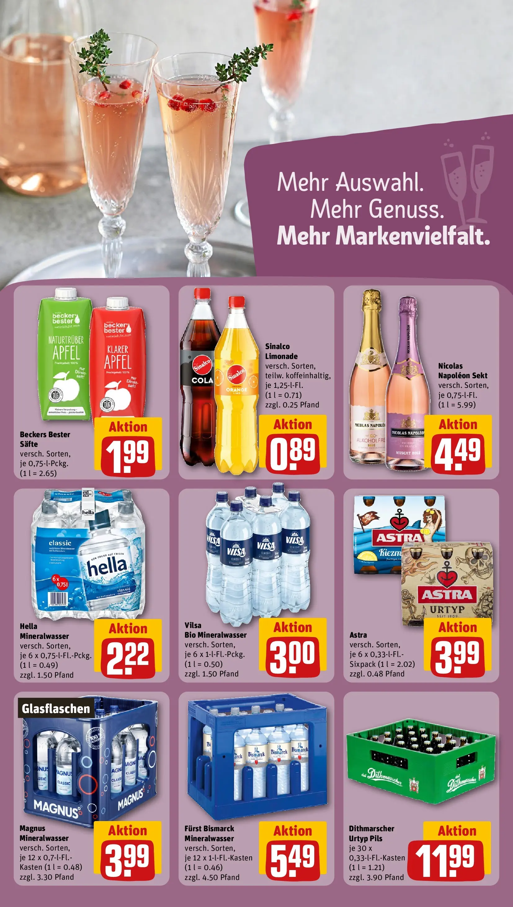 REWE Prospekt ab 10.05.2026 zum Blättern » Angebote | Seite: 17 | Produkte: Cola, Sekt, Astra, Hella