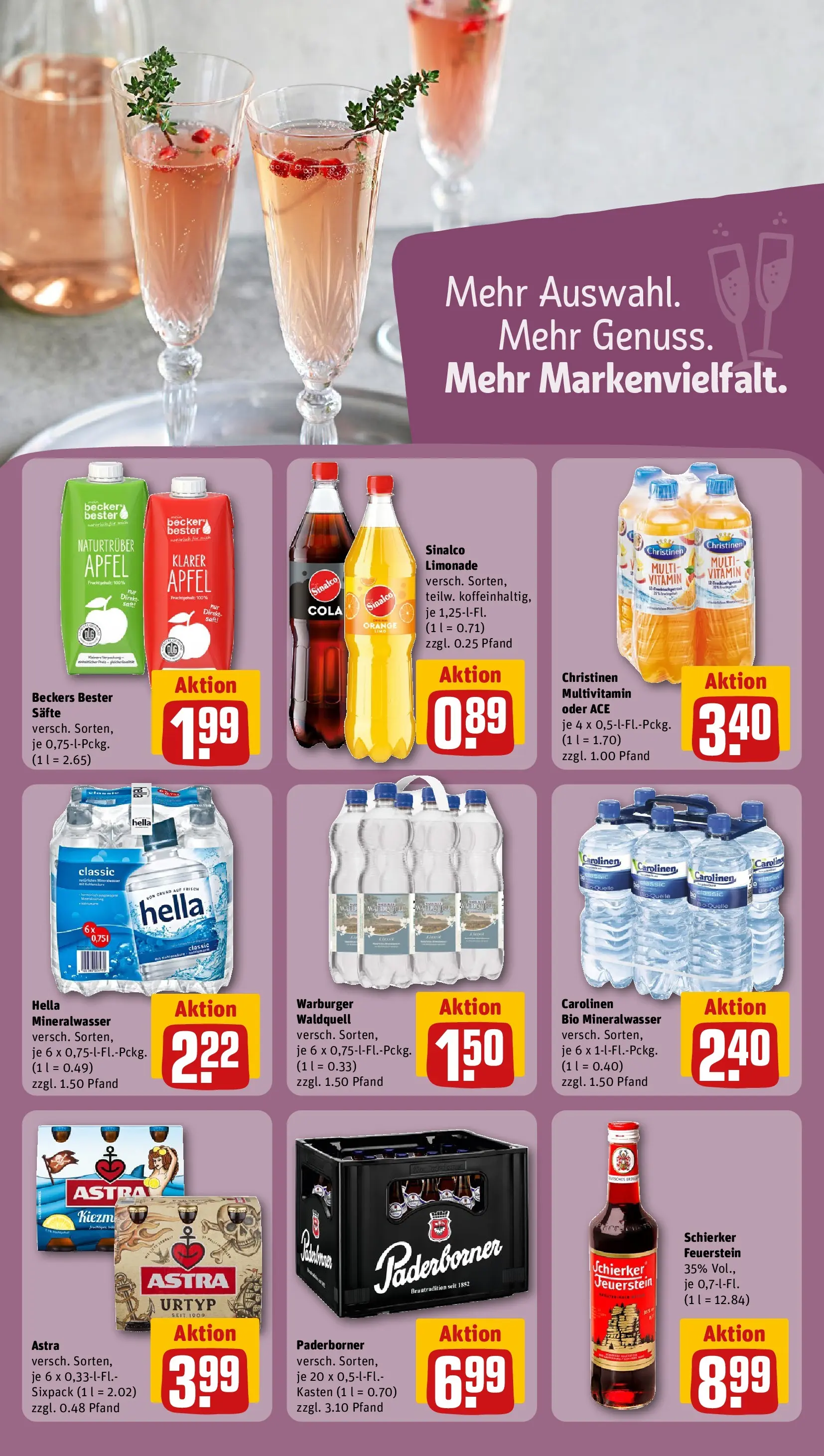 REWE Prospekt ab 10.05.2026 zum Blättern » Angebote | Seite: 19 | Produkte: Äpfel, Astra, Limonade, Hella
