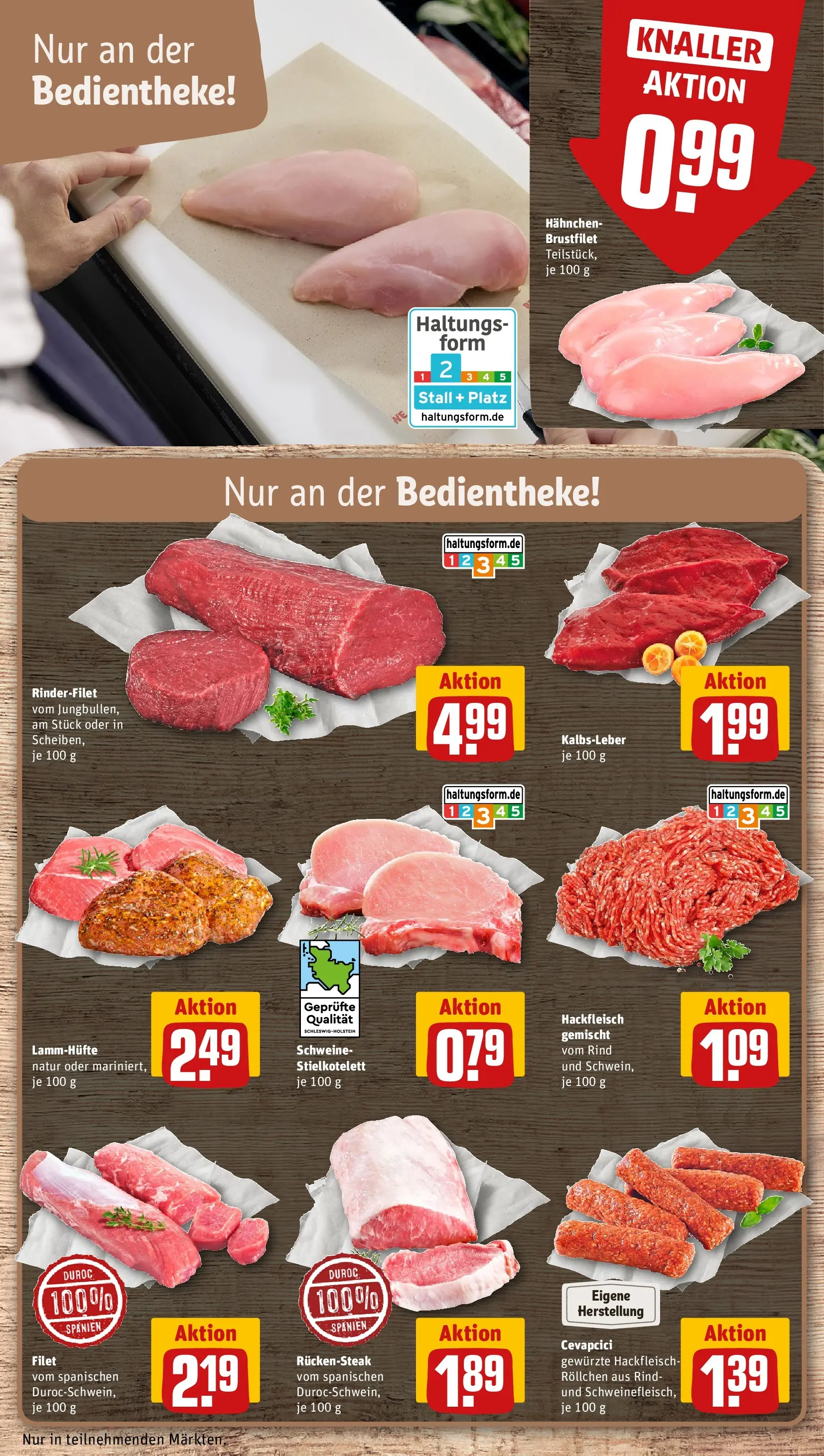 REWE Prospekt ab 10.05.2026 zum Blättern » Angebote | Seite: 12 | Produkte: Rinderfilet, Kalbsleber, Steak, Hackfleisch