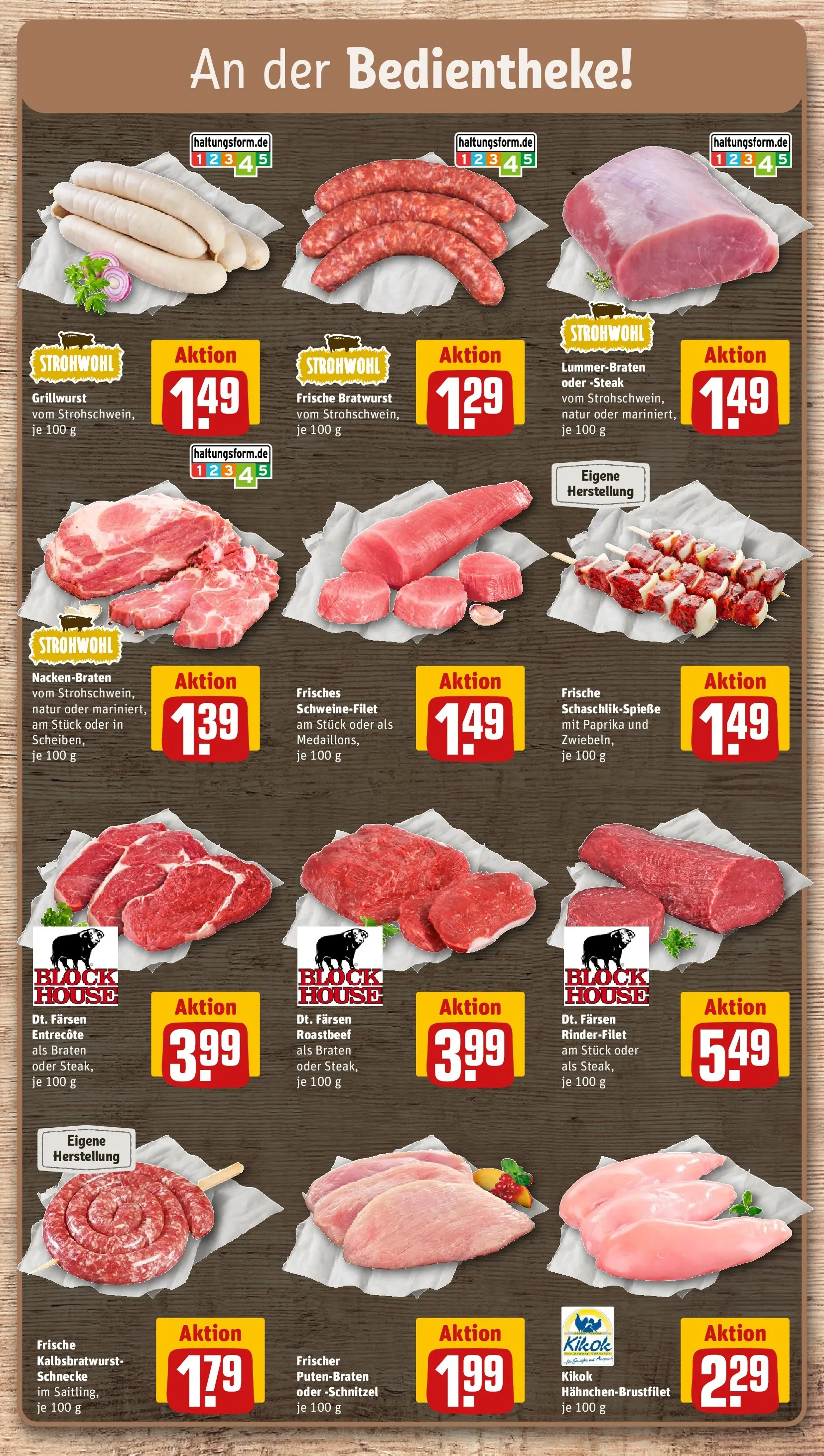 REWE Prospekt ab 10.05.2026 zum Blättern » Angebote | Seite: 10 | Produkte: Rinderfilet, Schnitzel, Roastbeef, Steak