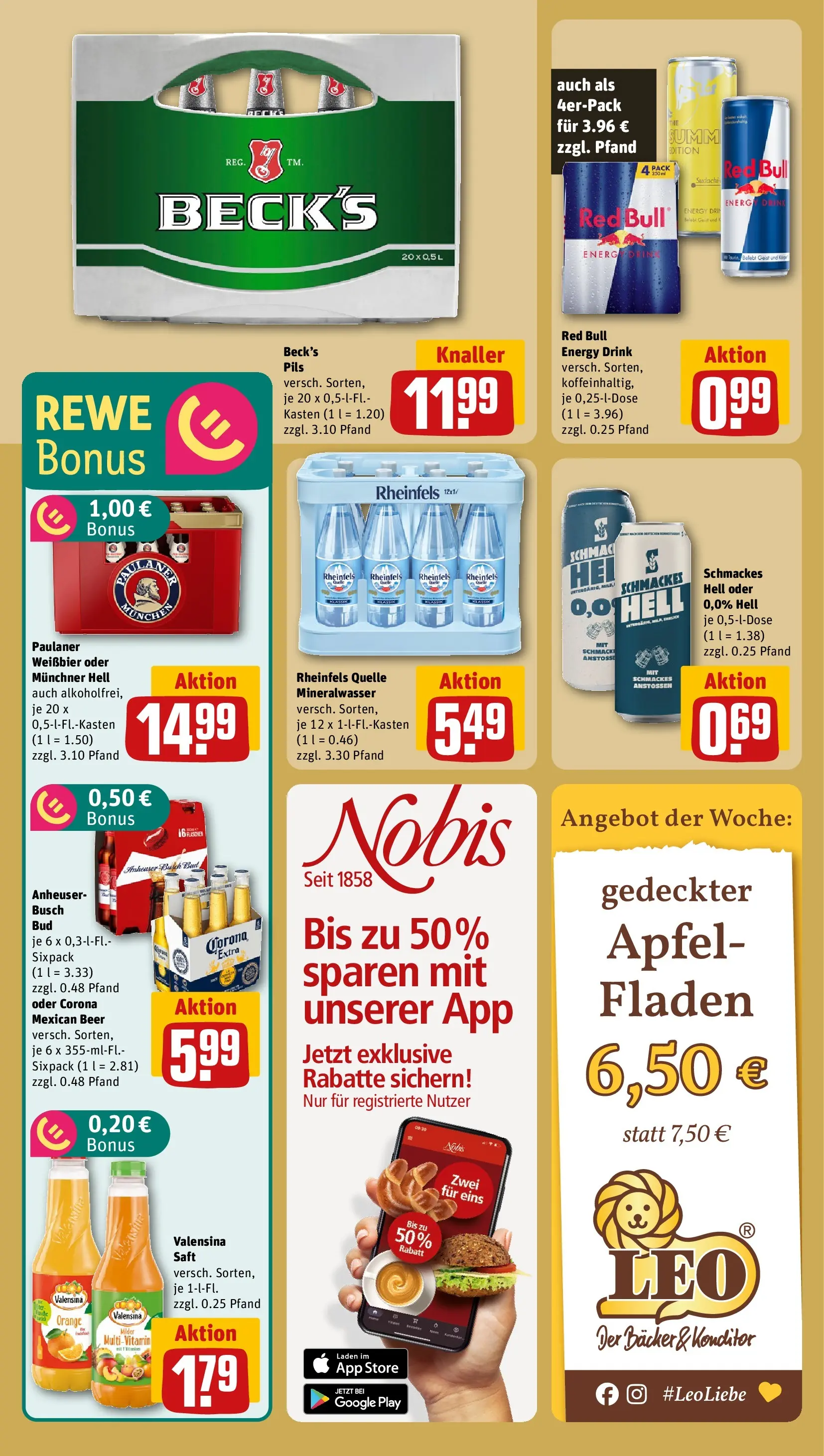 REWE Prospekt ab 10.05.2026 zum Blättern » Angebote | Seite: 17 | Produkte: Energy, Mineralwasser, Saft, Paulaner