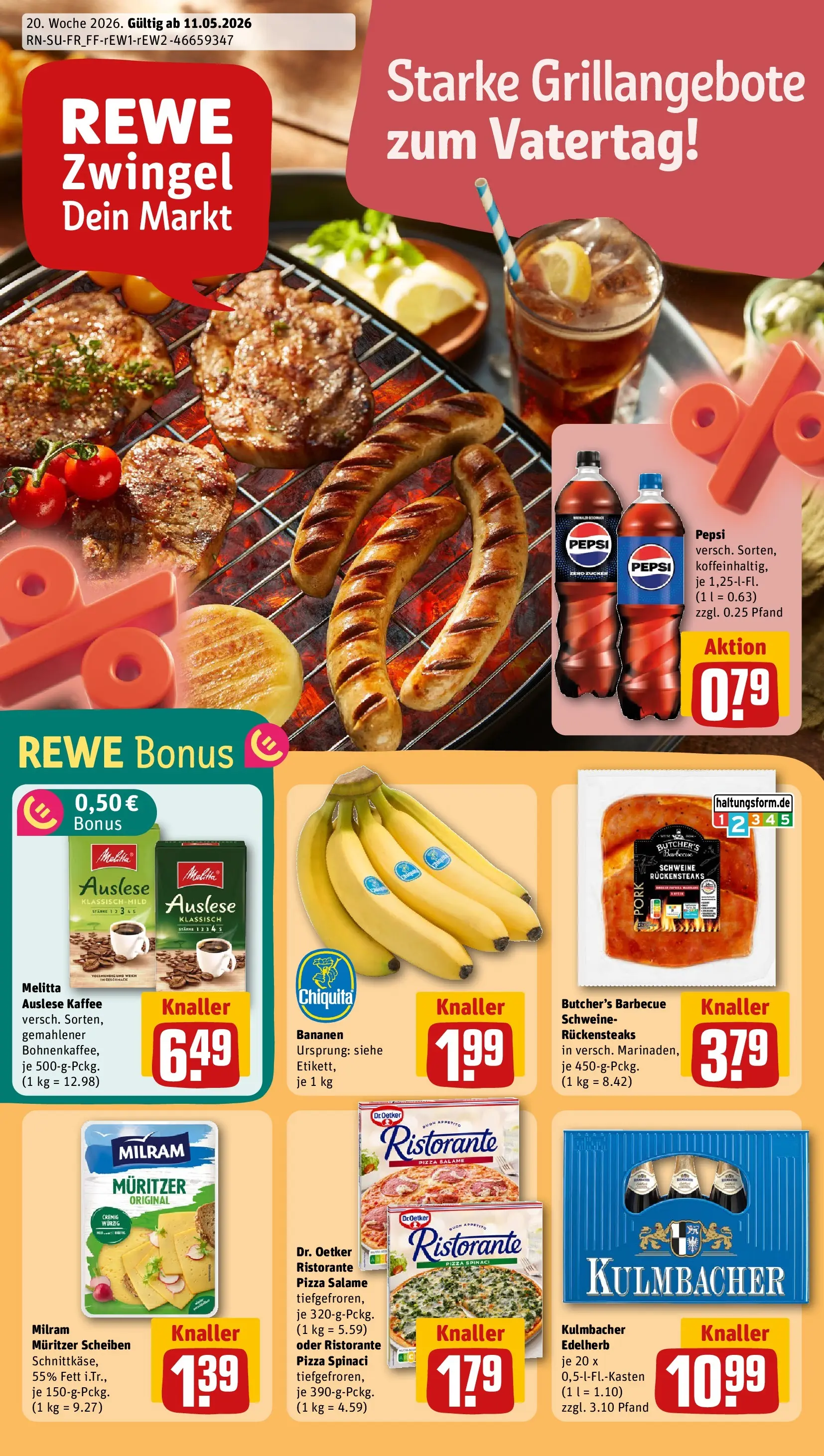 REWE Prospekt ab 10.05.2026 zum Blättern » Angebote | Seite: 1