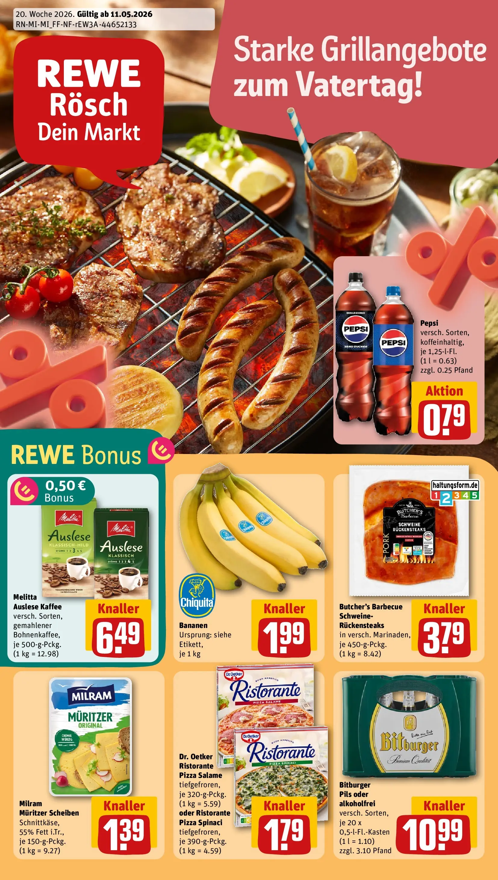 REWE Prospekt ab 10.05.2026 zum Blättern » Angebote | Seite: 1