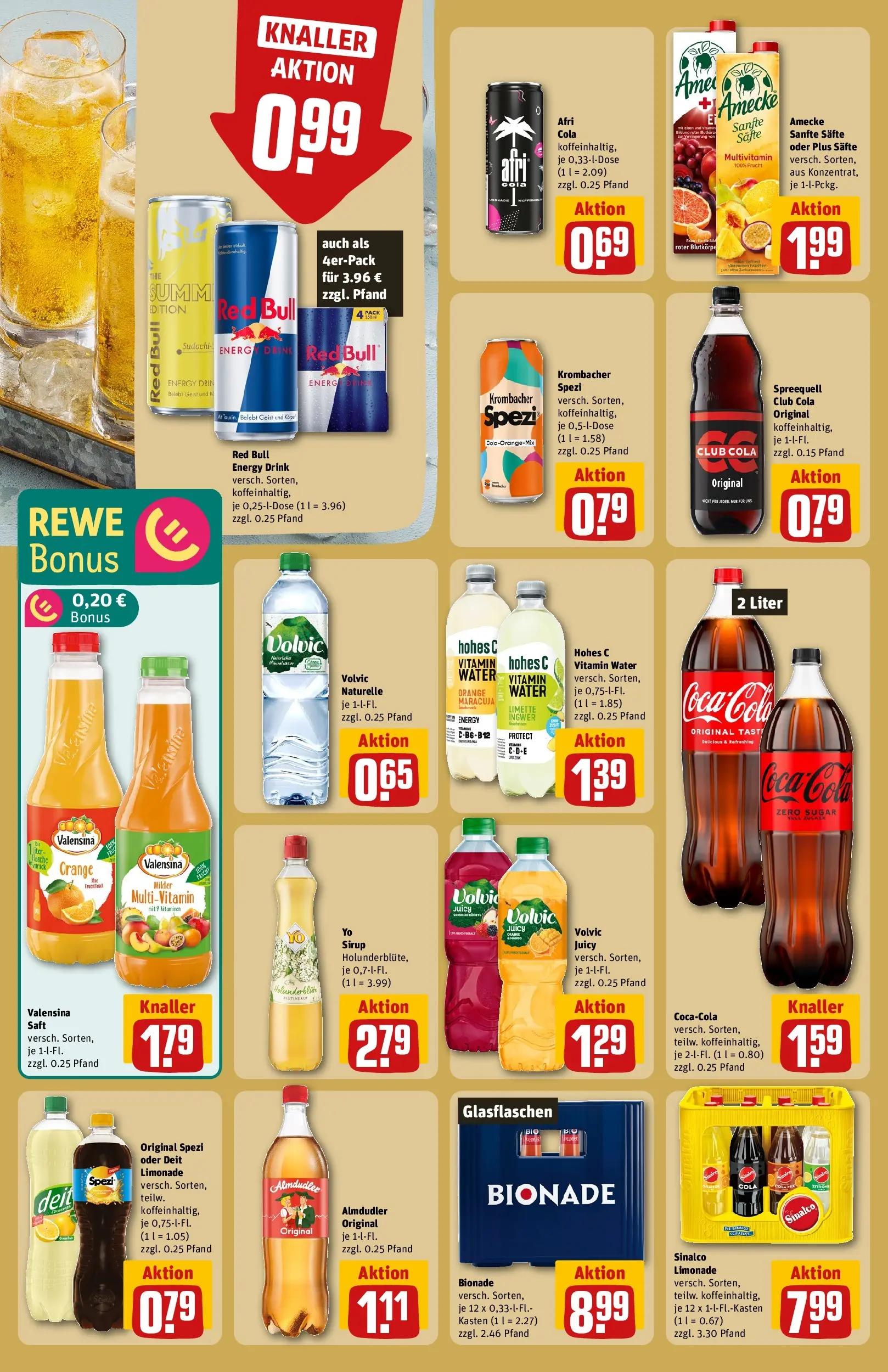 REWE Prospekt ab 10.05.2026 zum Blättern » Angebote | Seite: 18 | Produkte: Red bull, Coca cola, Energy, Valensina