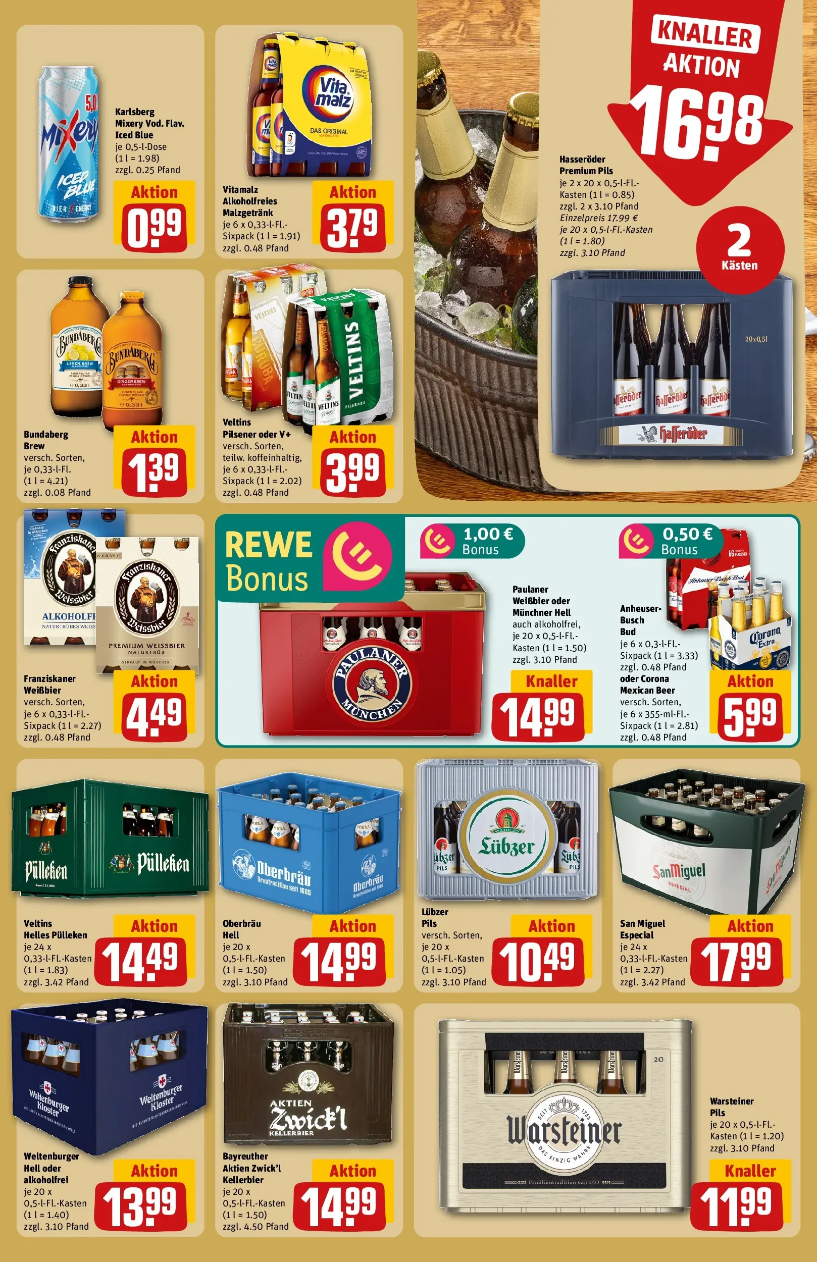 REWE Prospekt ab 10.05.2026 zum Blättern » Angebote | Seite: 19 | Produkte: Energy, Pils, Warsteiner, Mixery