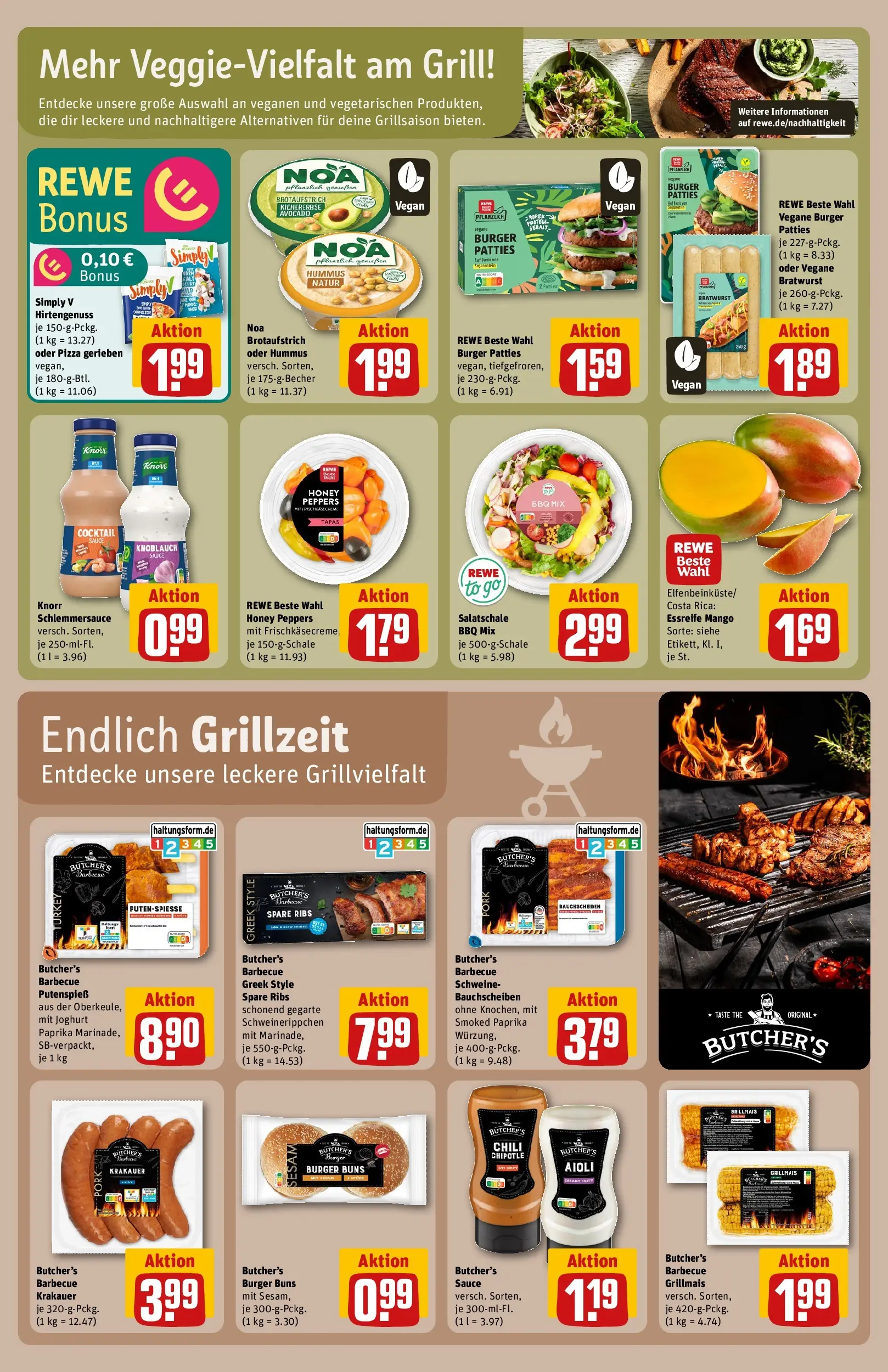 REWE Prospekt ab 10.05.2026 zum Blättern » Angebote | Seite: 21 | Produkte: Grill, Bratwurst, Mango, Chili