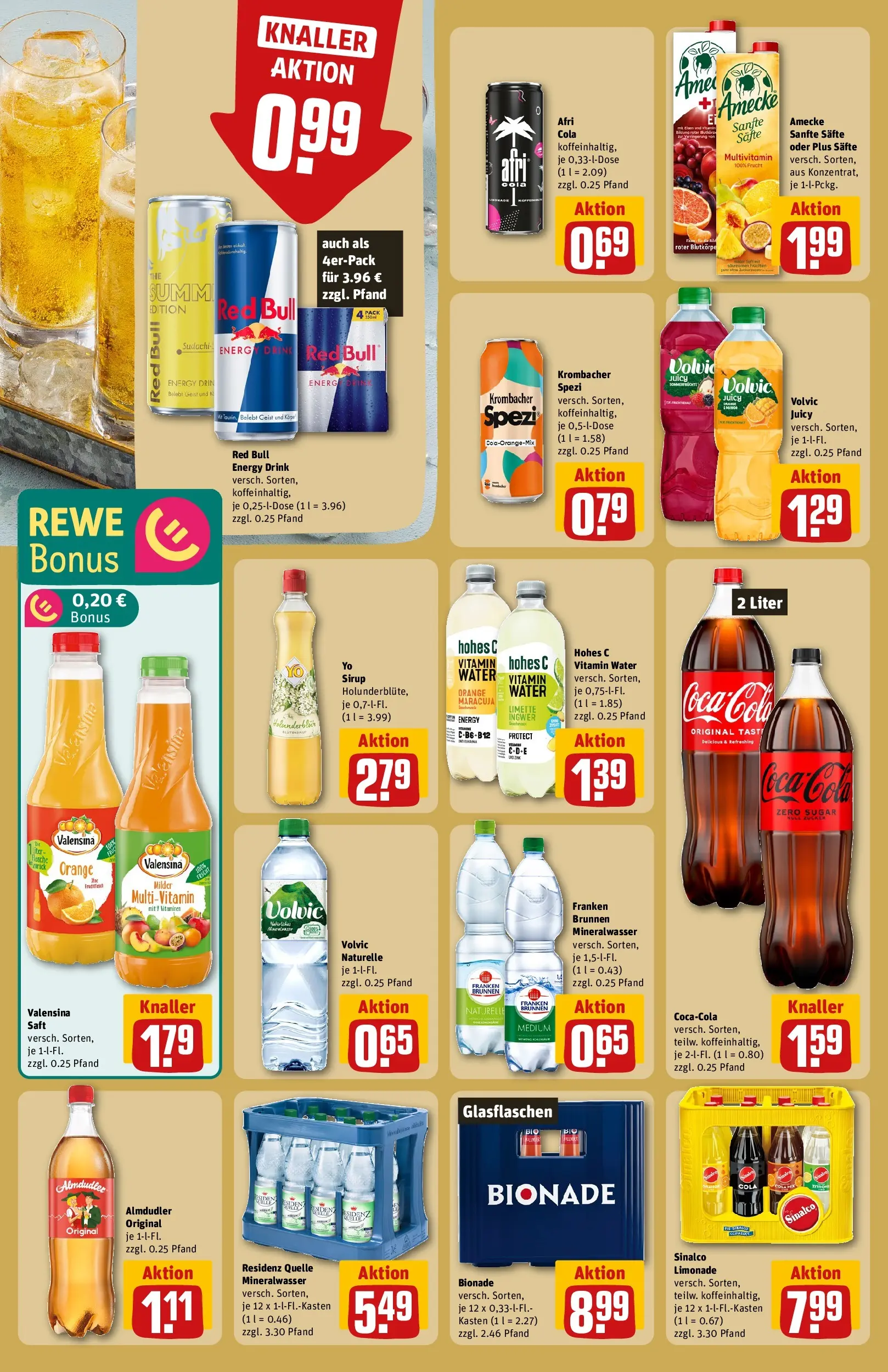 REWE Prospekt ab 10.05.2026 zum Blättern » Angebote | Seite: 22 | Produkte: Kleiner feigling, Aperol, Gin, Berentzen
