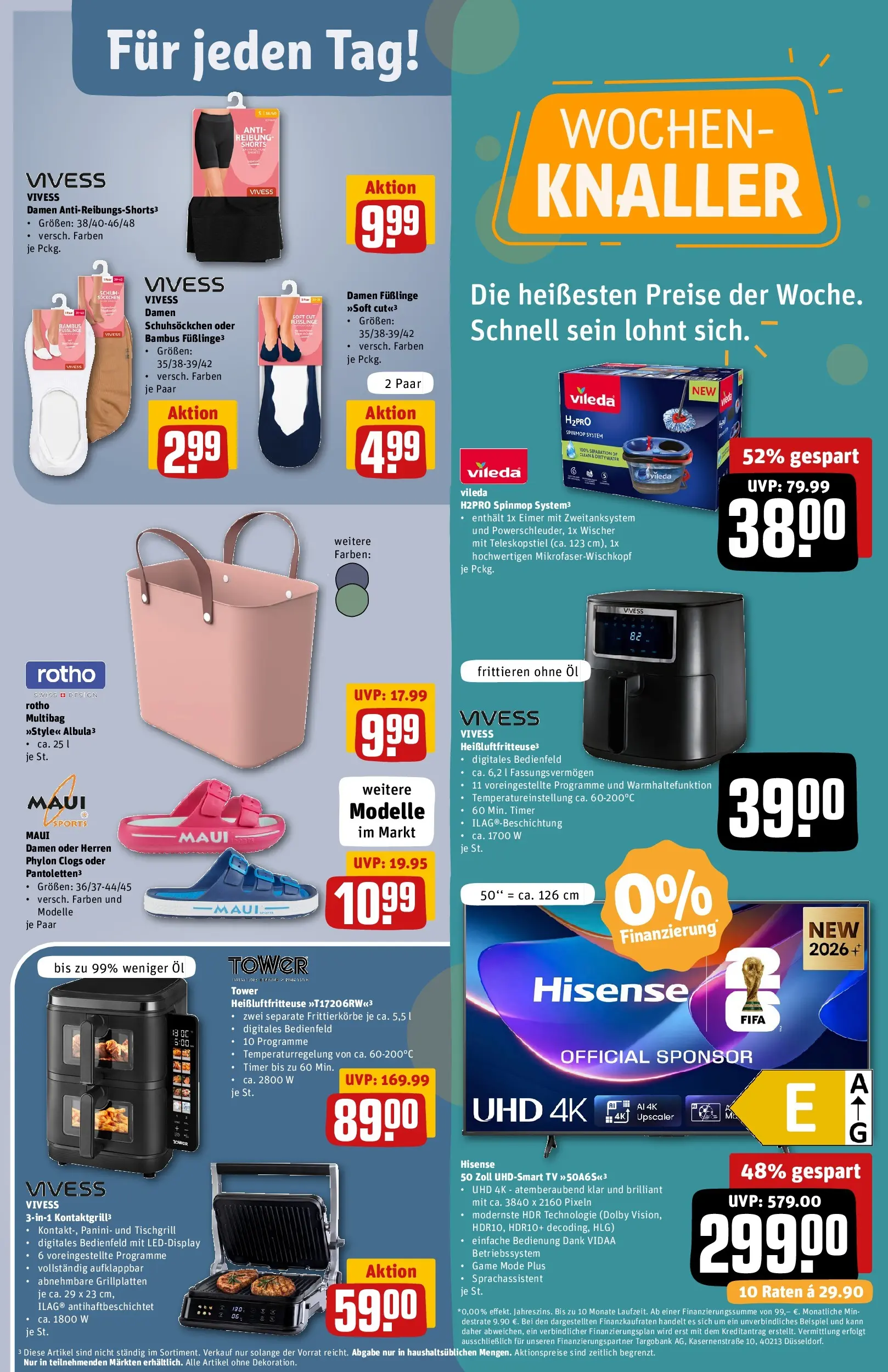 REWE Prospekt ab 10.05.2026 zum Blättern » Angebote | Seite: 31 | Produkte: Hisense, Grill, Smart TV, TV