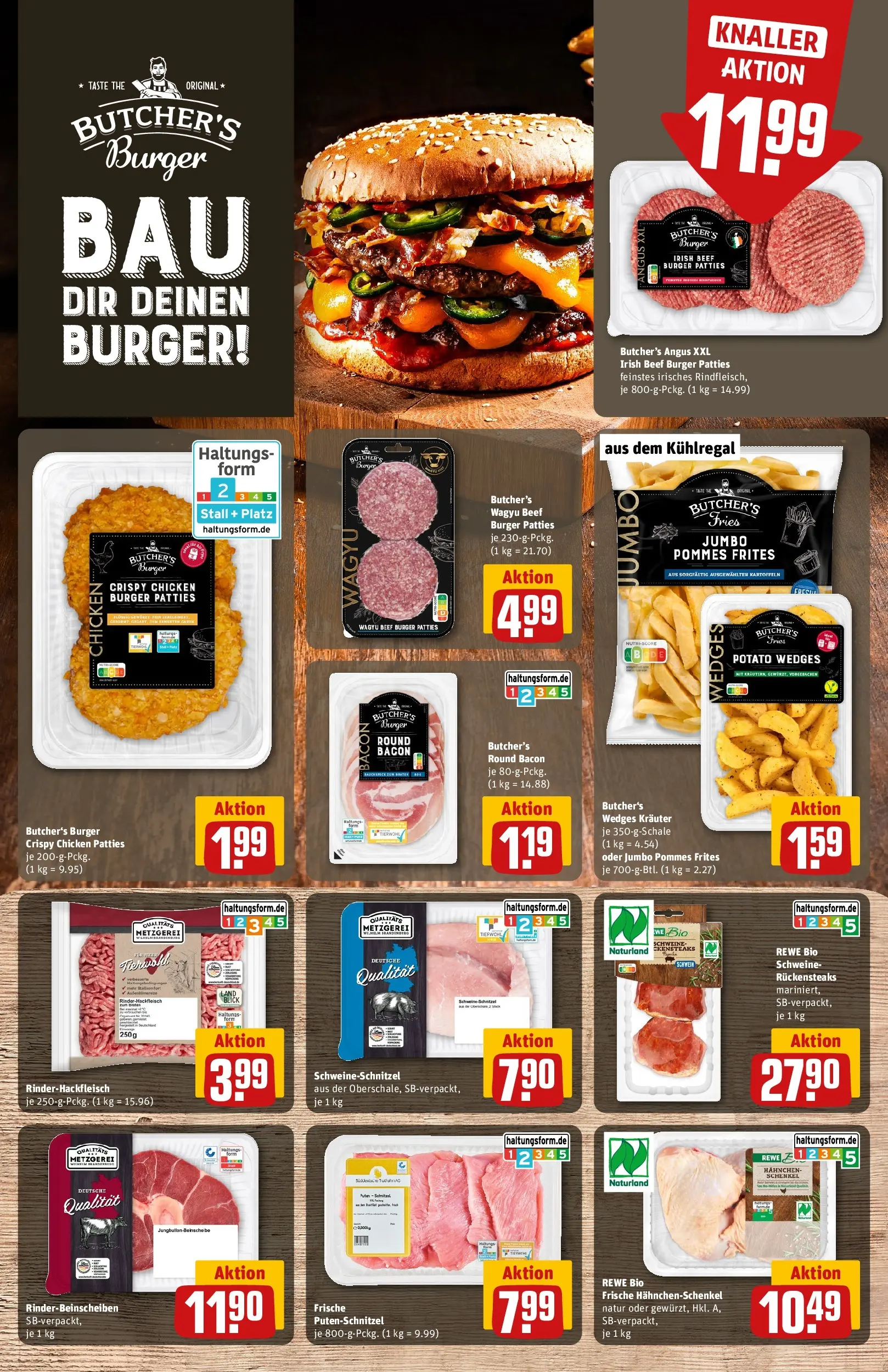 REWE Prospekt ab 10.05.2026 zum Blättern » Angebote | Seite: 10 | Produkte: Hahnchen, Pommes frites, Kartoffeln, Putenschnitzel