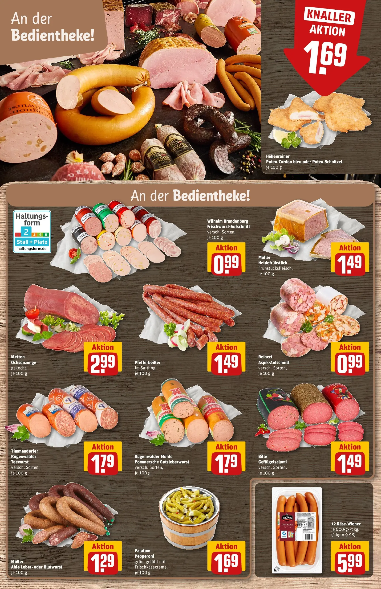 REWE Prospekt ab 10.05.2026 zum Blättern » Angebote | Seite: 12 | Produkte: Mühle, Äpfel, Putenschnitzel, Salami