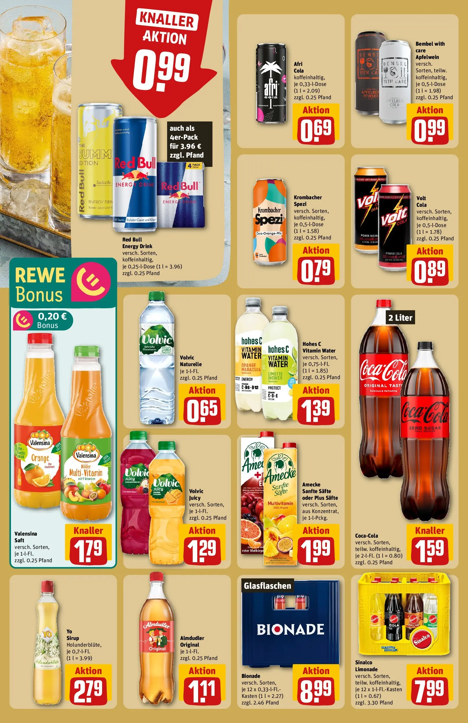 REWE Prospekt ab 10.05.2026 zum Blättern » Angebote | Seite: 22 | Produkte: Red bull, Energy, Hohes c, Volvic