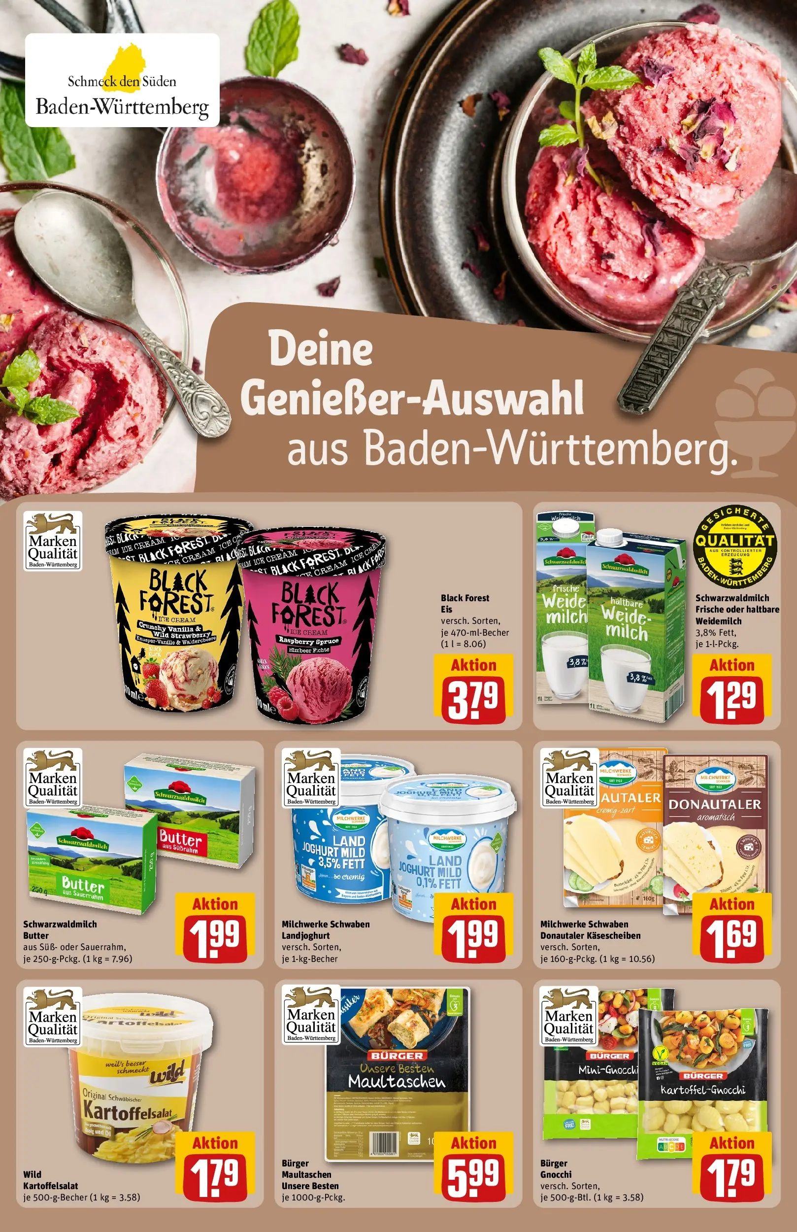 REWE Prospekt ab 10.05.2026 zum Blättern » Angebote | Seite: 20 | Produkte: Milch, Burger, Maultaschen, Sauerrahm