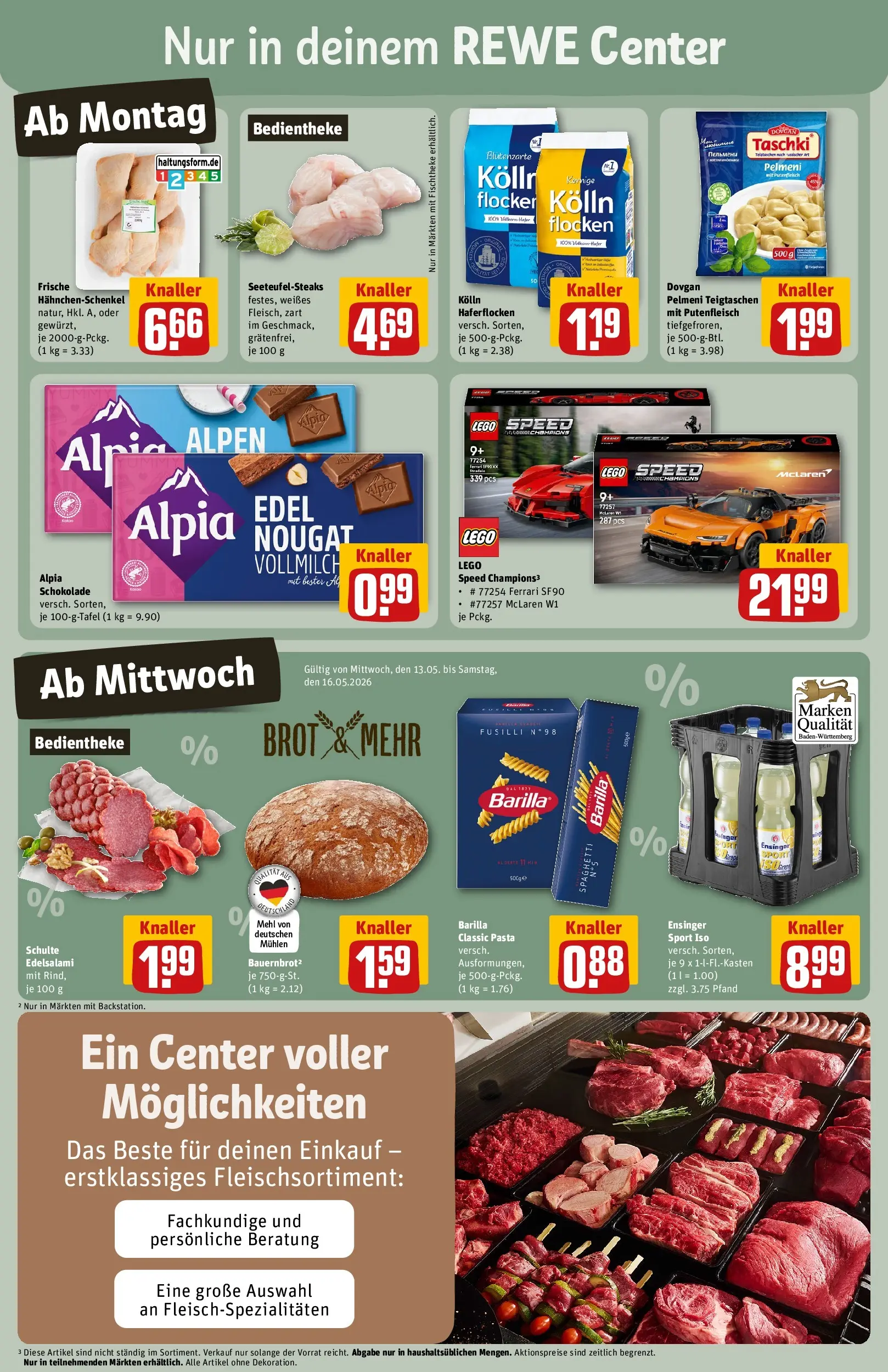 REWE Prospekt ab 10.05.2026 zum Blättern » Angebote | Seite: 3 | Produkte: Kolln haferflocken, Kolln, Schokolade, Brot