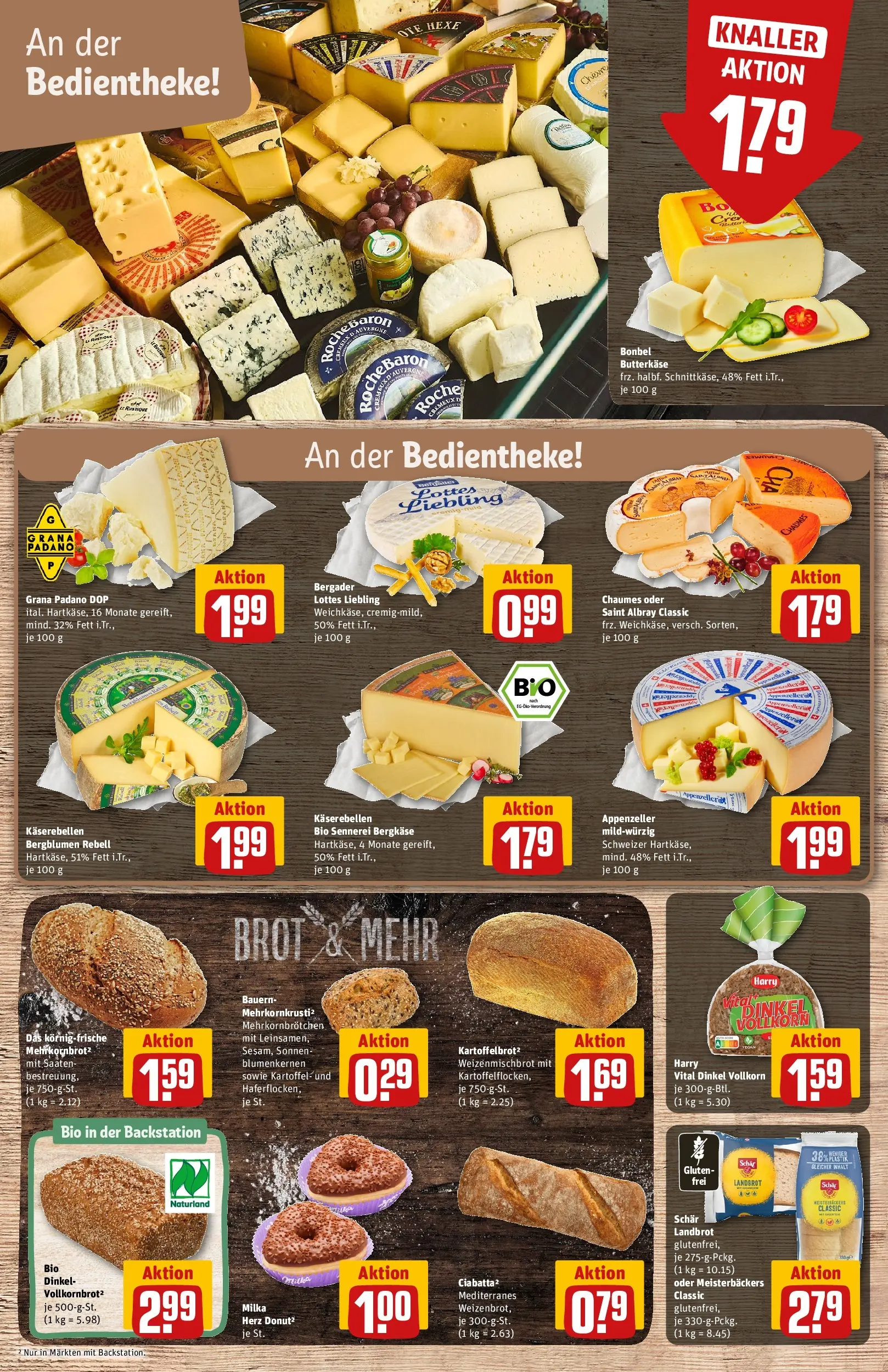 REWE Prospekt ab 10.05.2026 zum Blättern » Angebote | Seite: 15 | Produkte: Feta, Mozzarella, Gouda, Salami
