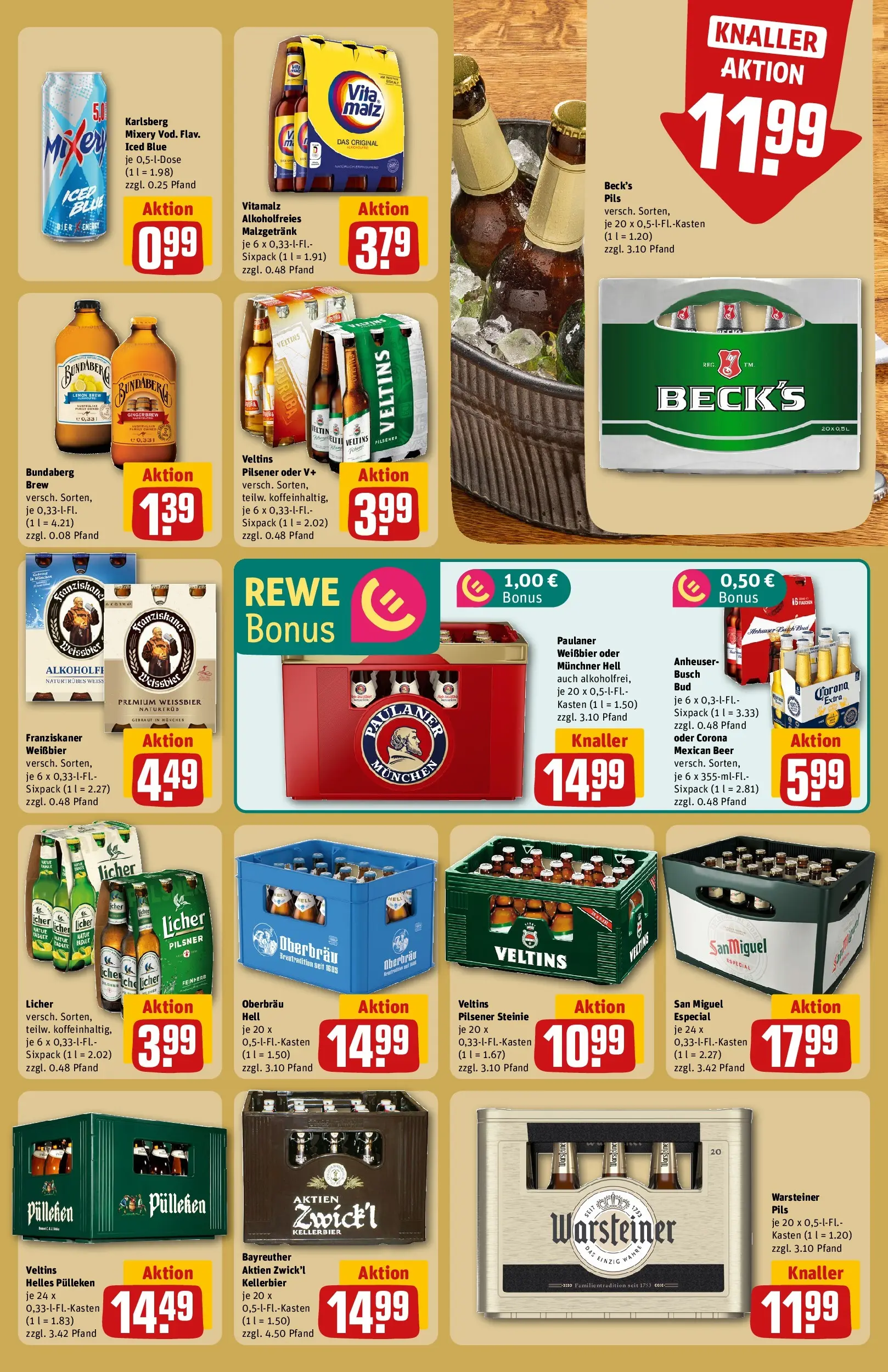 REWE Prospekt ab 10.05.2026 zum Blättern » Angebote | Seite: 21 | Produkte: Bratwurst, Burger bun, Knorr, Chili