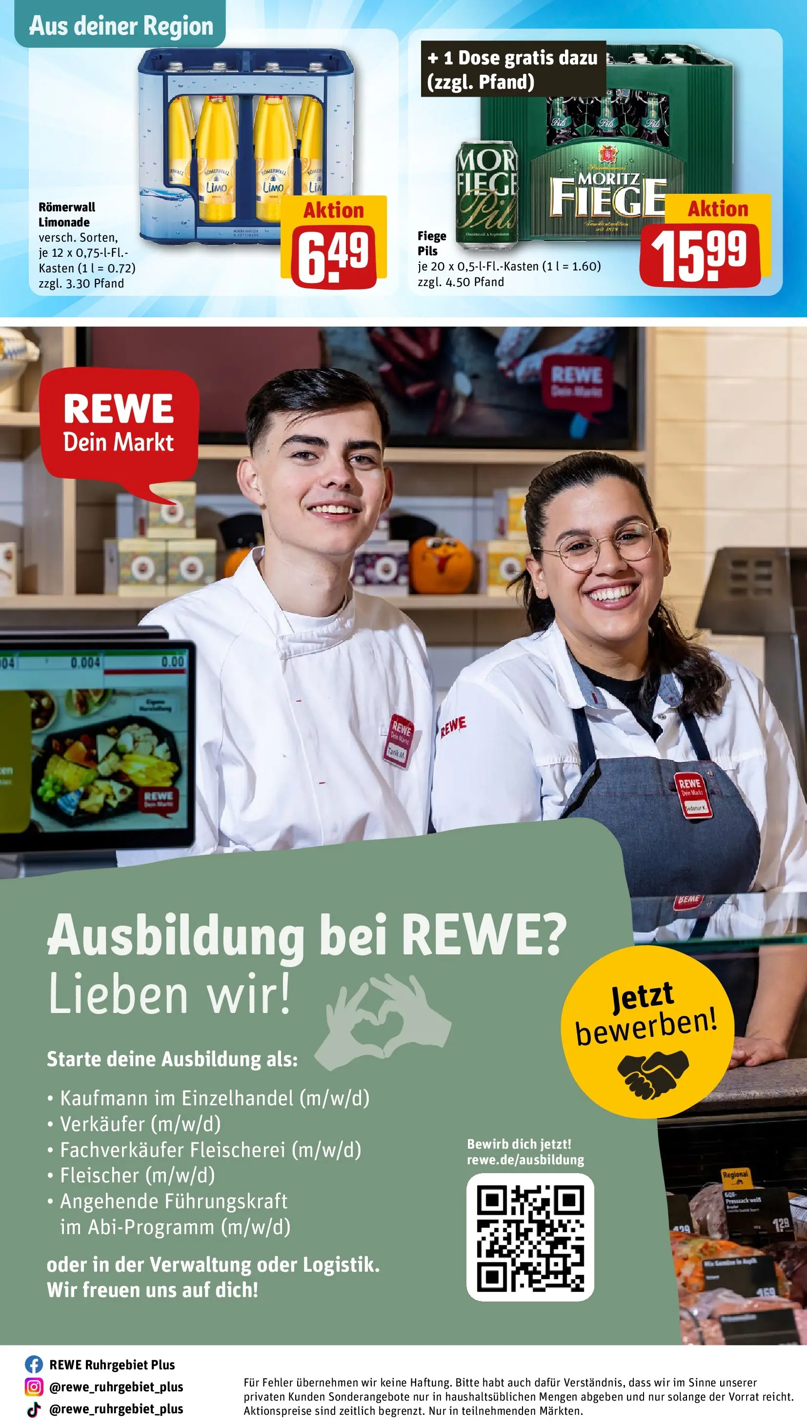 REWE Prospekt ab 10.05.2026 zum Blättern » Angebote | Seite: 29 | Produkte: Pils, Limonade