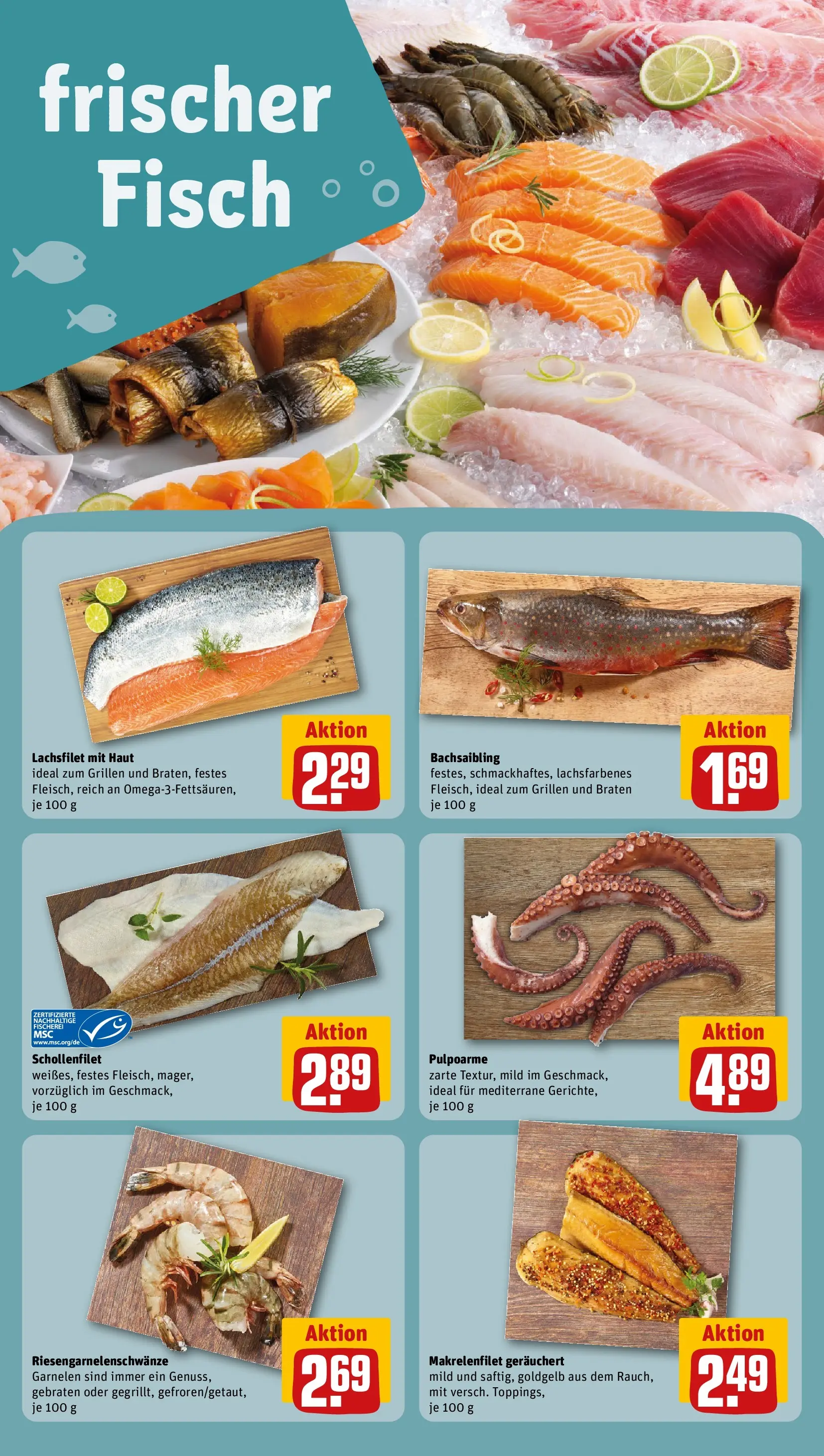 REWE Prospekt ab 10.05.2026 zum Blättern » Angebote | Seite: 30 | Produkte: Garnelen, Fisch