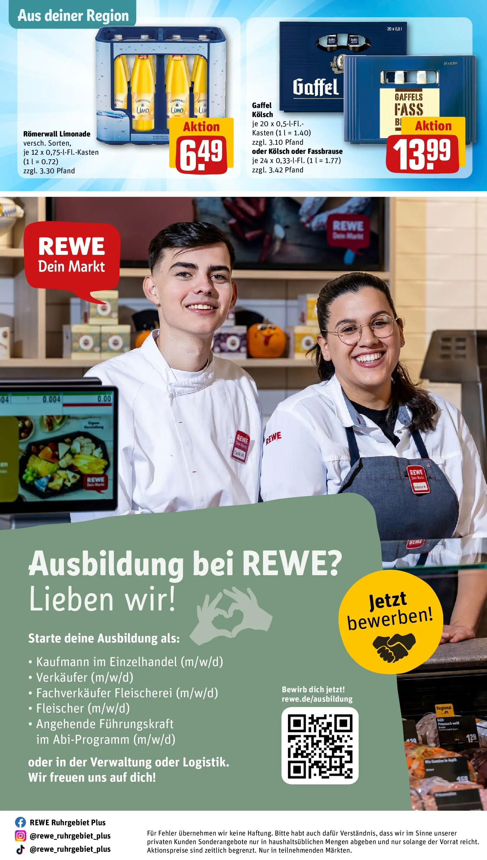 REWE Prospekt ab 10.05.2026 zum Blättern » Angebote | Seite: 30 | Produkte: Limonade, Fassbrause