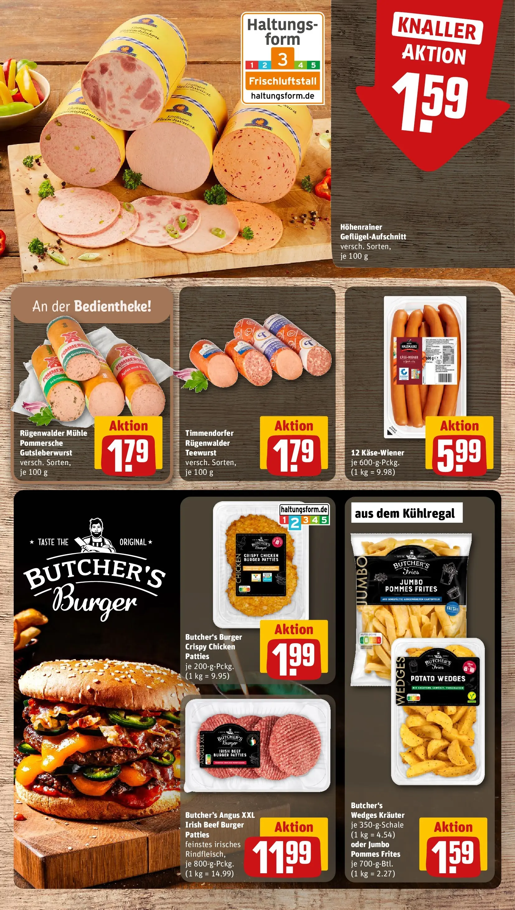 REWE Prospekt ab 10.05.2026 zum Blättern » Angebote | Seite: 8 | Produkte: Mühle, Pommes, Pommes frites, Rindfleisch