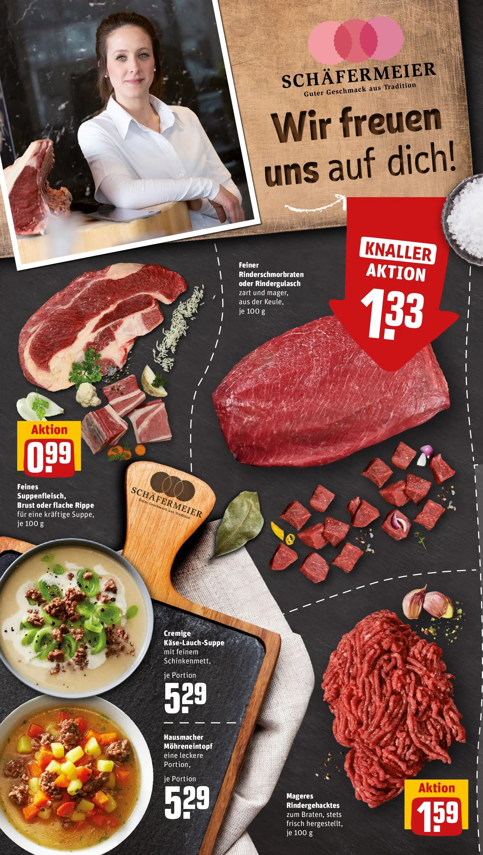 REWE Prospekt ab 10.05.2026 zum Blättern » Angebote | Seite: 8 | Produkte: Käse, Ananas, Wurst