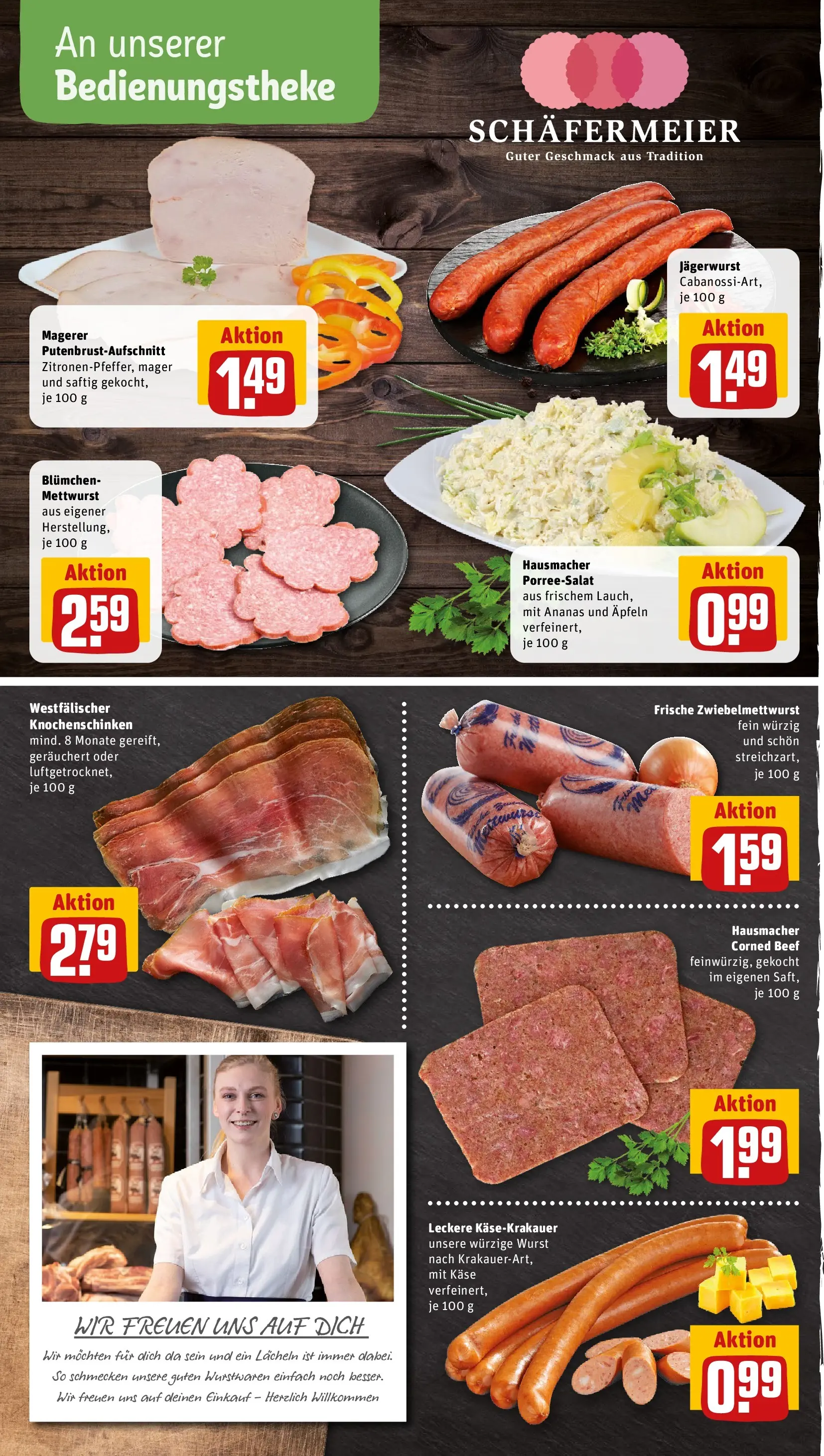 REWE Prospekt ab 10.05.2026 zum Blättern » Angebote | Seite: 10 | Produkte: Käse, Gouda, Ziegenkäse, Rucola