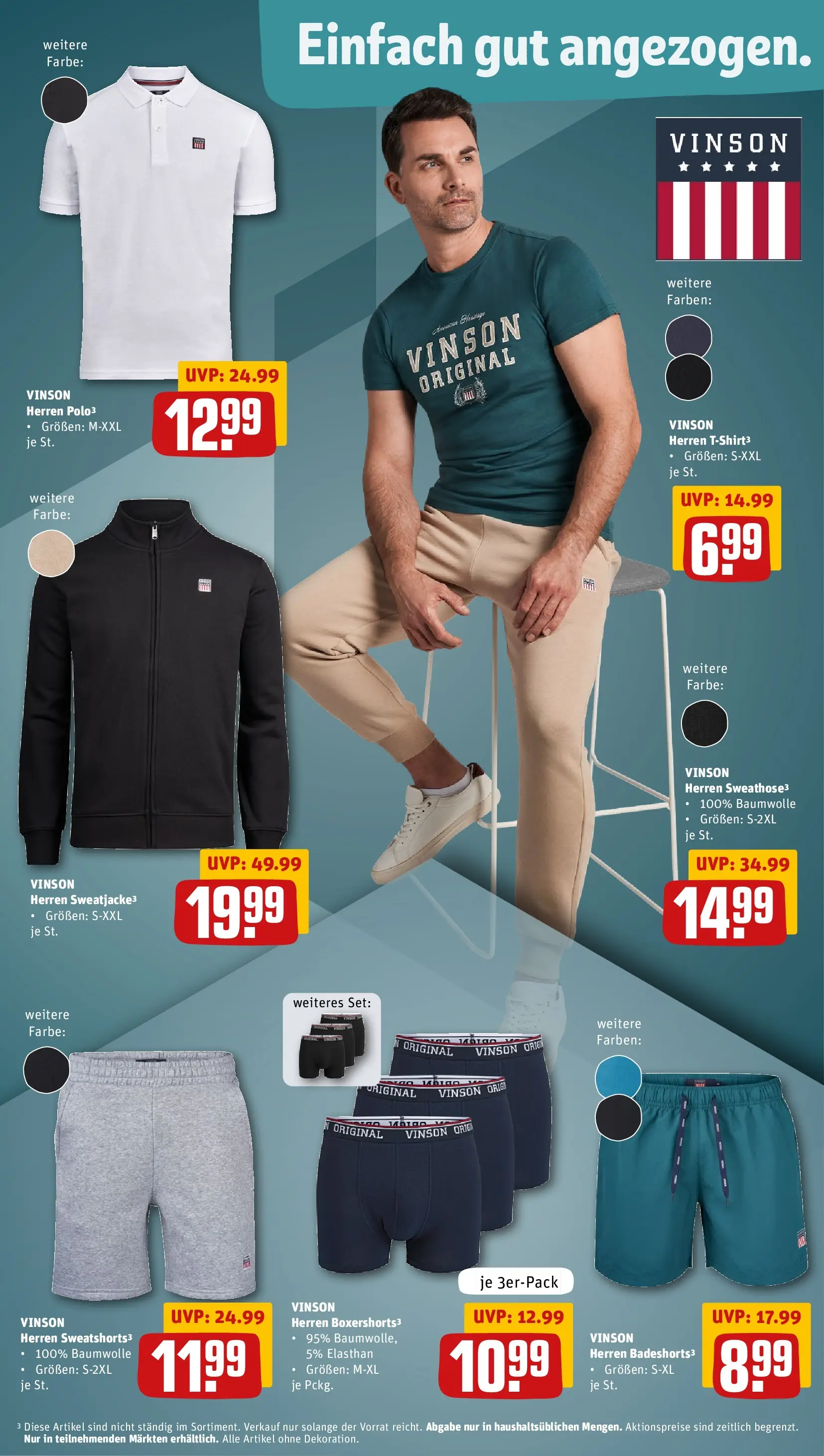 REWE Prospekt ab 10.05.2026 zum Blättern » Angebote | Seite: 34 | Produkte: Shirt, T-Shirt, Sweatshorts, Boxer