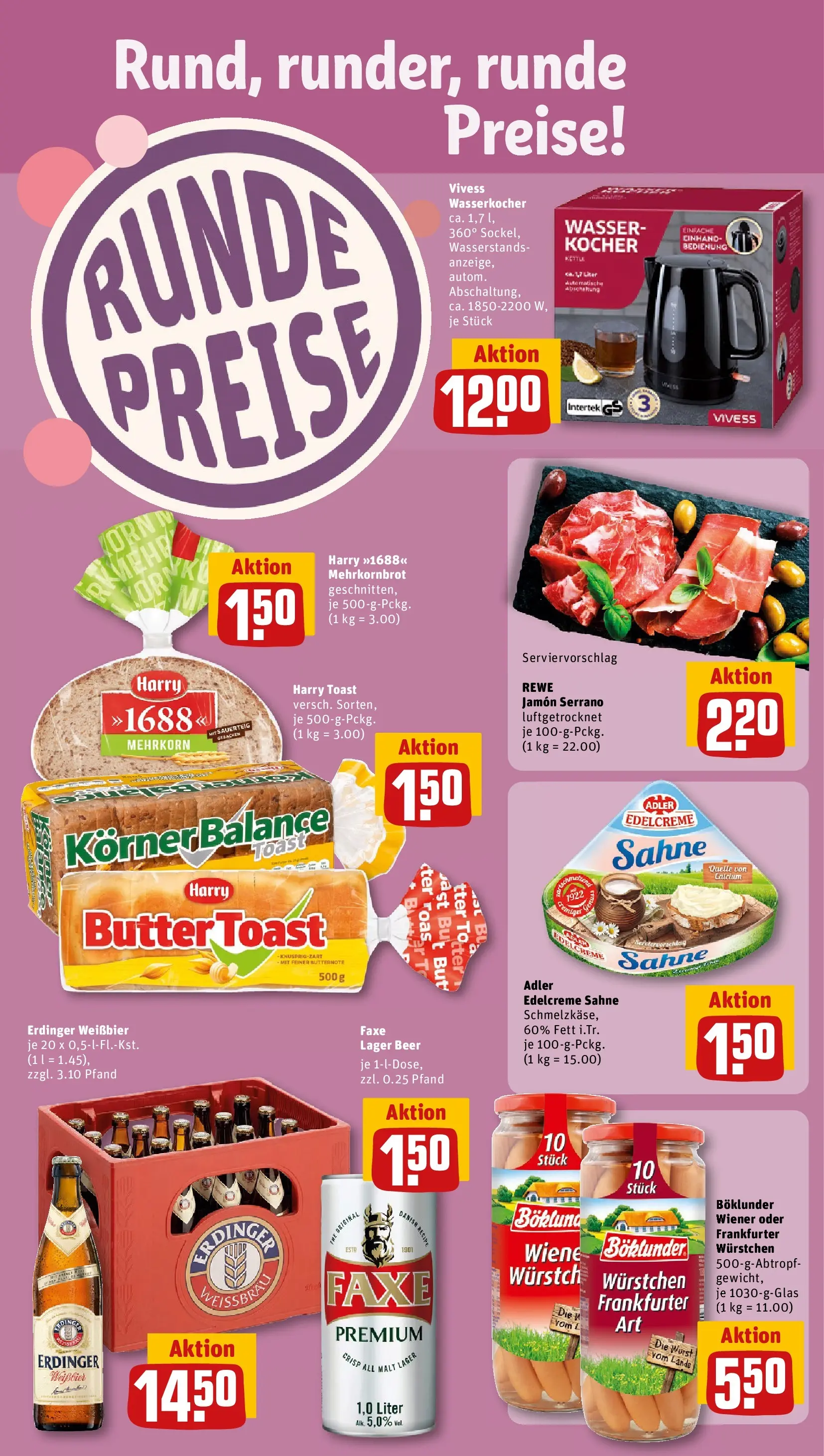 REWE Prospekt ab 10.05.2026 zum Blättern » Angebote | Seite: 18 | Produkte: Meica, Kartoffeln, Rindfleisch, Steak