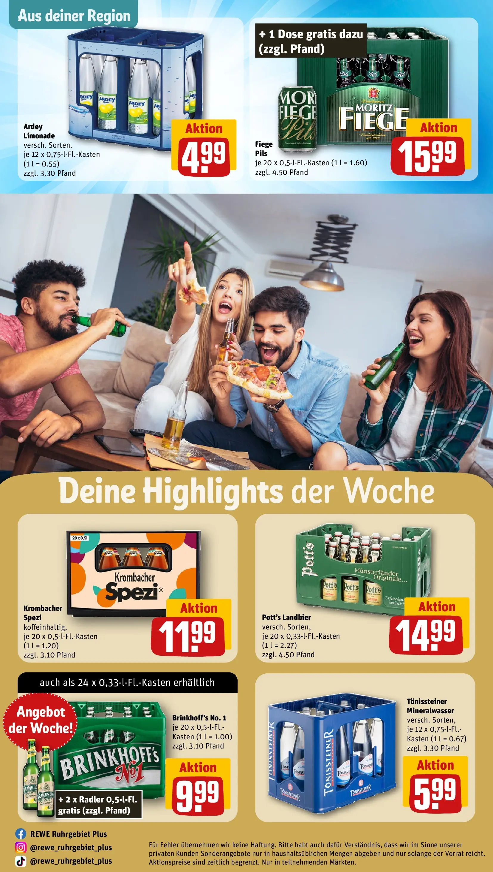 REWE Prospekt ab 10.05.2026 zum Blättern » Angebote | Seite: 30 | Produkte: Pils, Limonade, Radler, Krombacher
